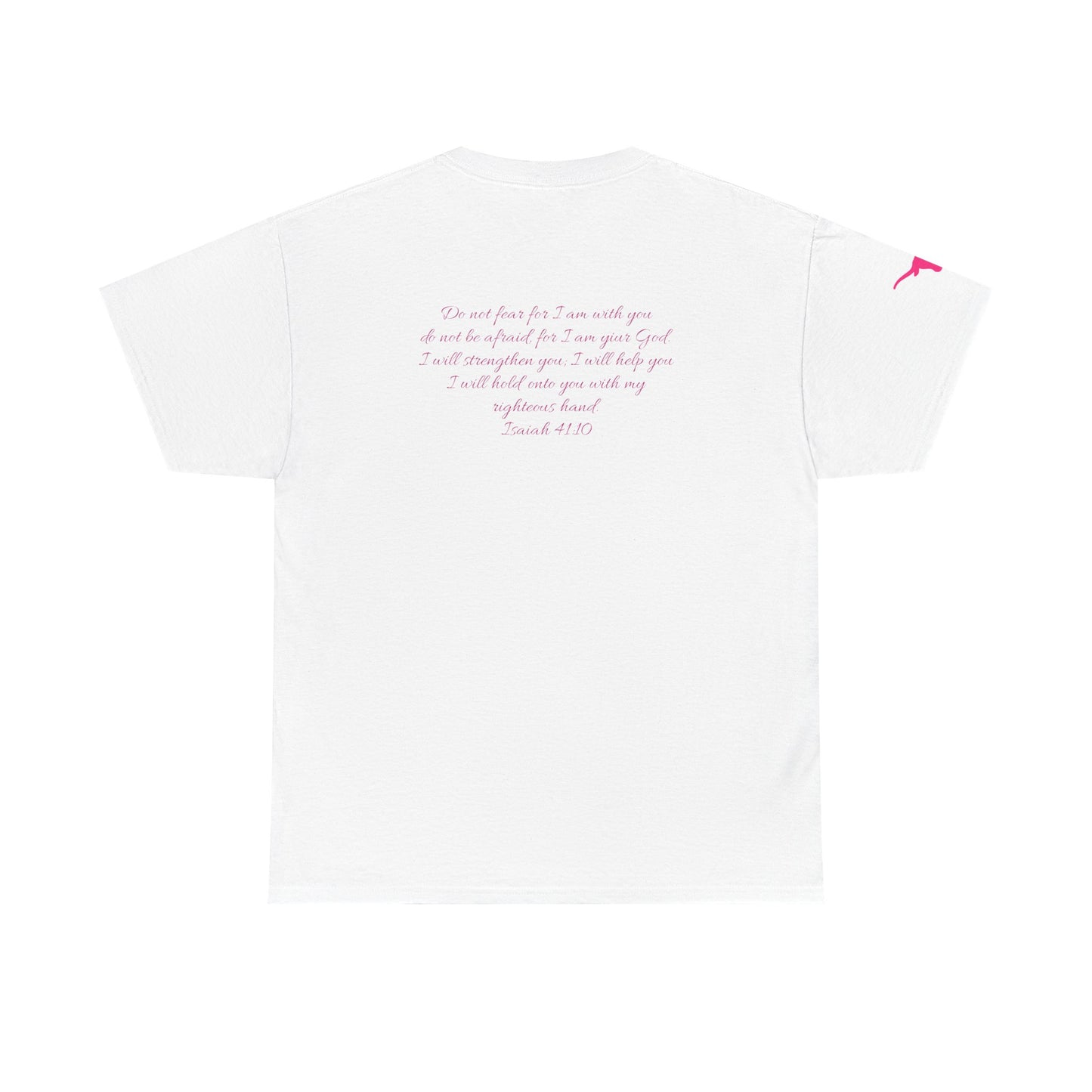 Texas Strong Scripture Unisex Heavy Cotton Tee, Soft Graphic Tee, Trendy Summer Shirt, Gift for Texans, Inspirational Quote Top