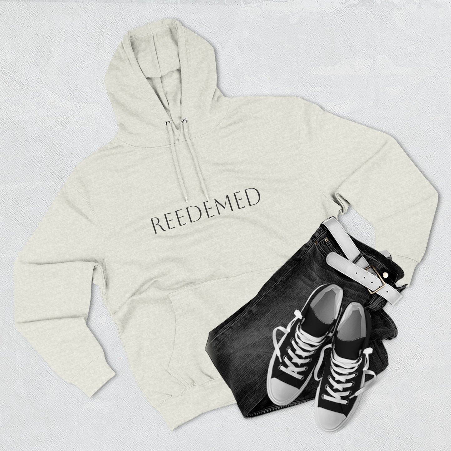 Inspirational Fleece Hoodie - 'Redeemed' & 'Amazing Grace' Quote Dedicated to a dear friend...  Fly high with the angels