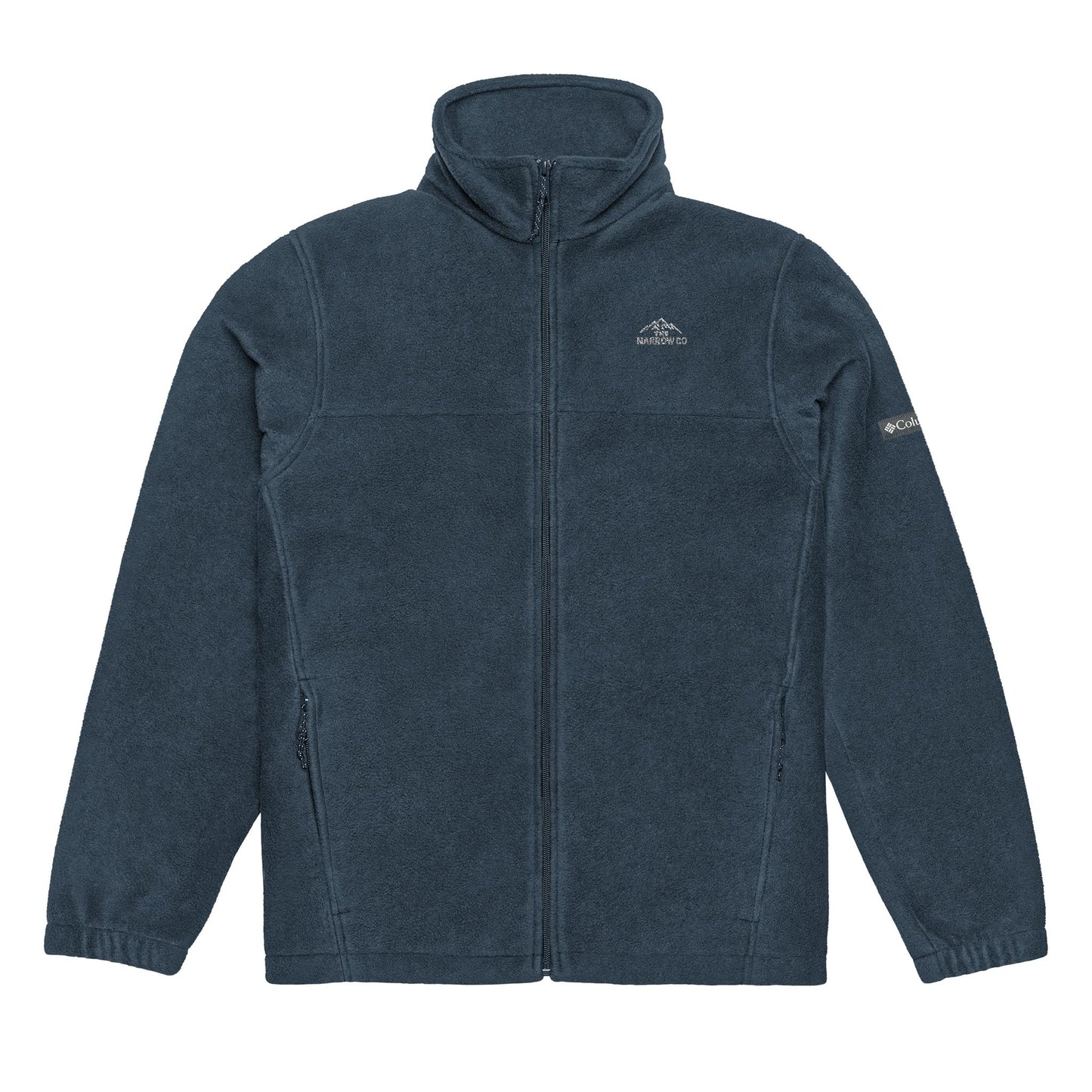 Unisex Embroidered Columbia Fleece Jacket - Cozy Outdoor Layer