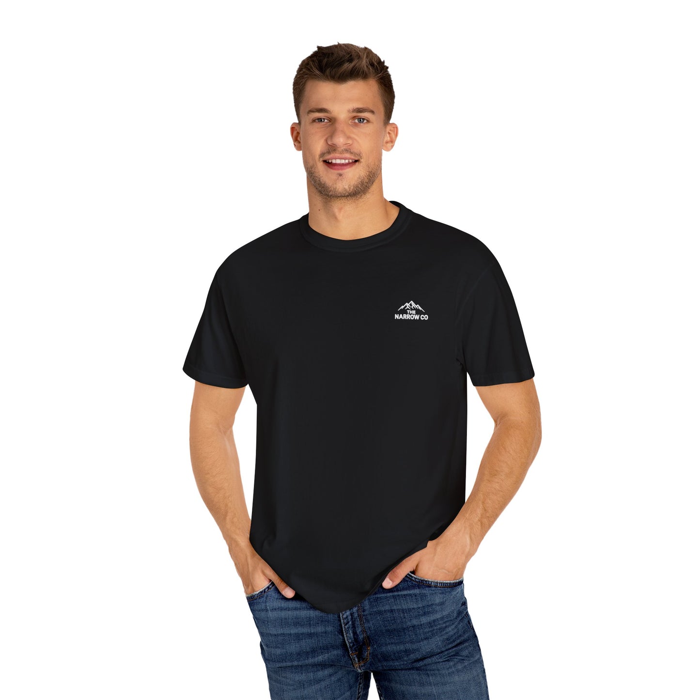 Bold & Courageous Unisex Garment-Dyed T-Shirt - Inspirational Spiritual Tee