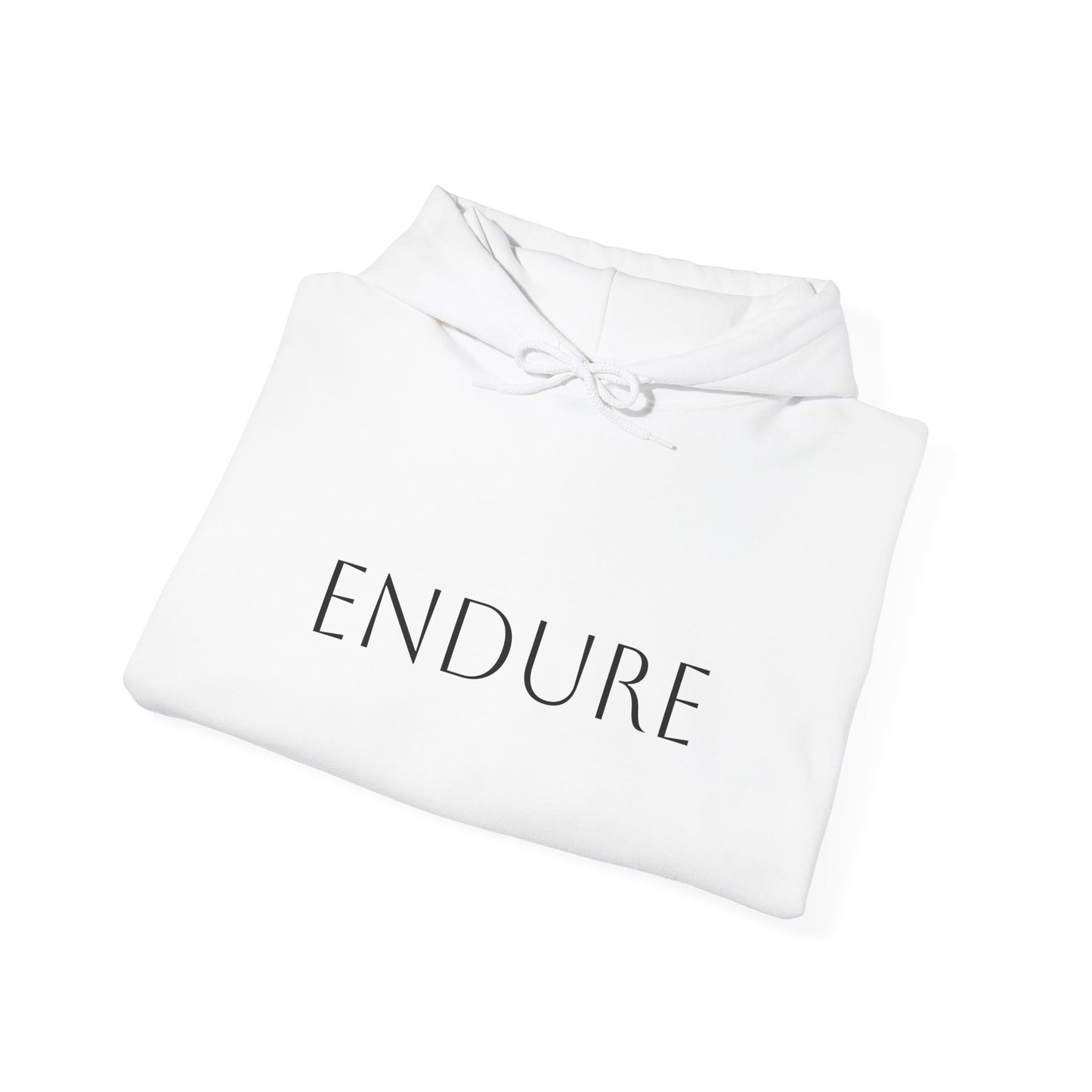 Inspirational Unisex Hoodie | "ENDURE" & Romans 8:18 Quote