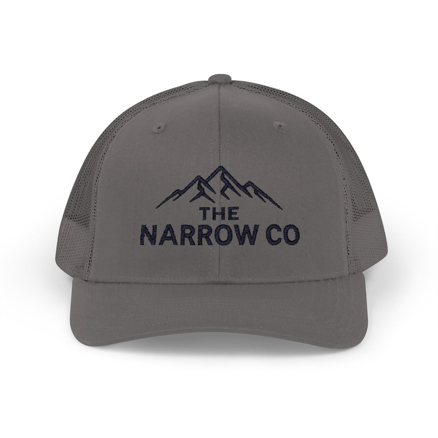 Embroidered Mountain Adventure Snapback Trucker Cap - Perfect for Outdoor Enthusiasts Brand Hat for The Narrow Co