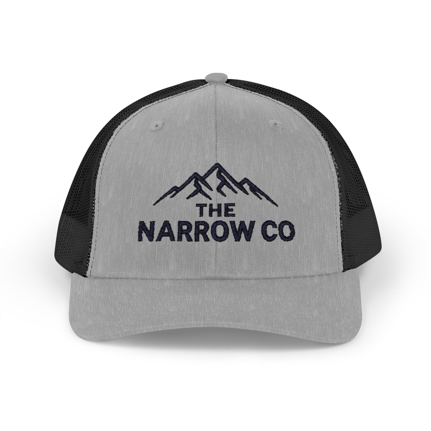Embroidered Mountain Adventure Snapback Trucker Cap - Perfect for Outdoor Enthusiasts Brand Hat for The Narrow Co