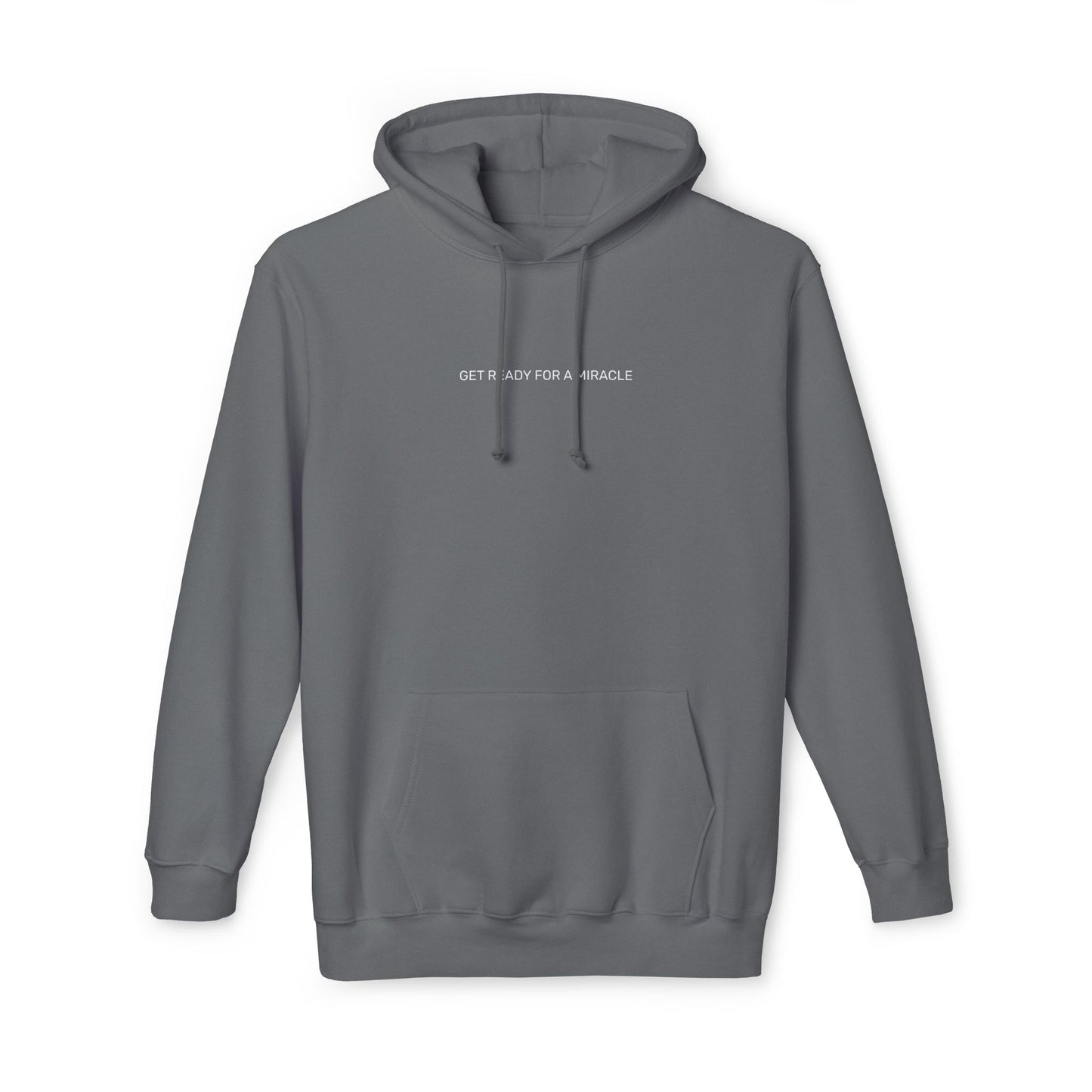 Get Ready For a Miracle, Comfortable Unisex Hooded Sweatshirt - 'Get Ready for a Miracle' - Perfect for Nature Lovers