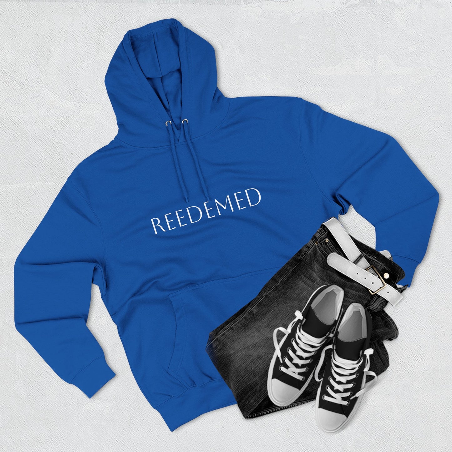 Inspirational Fleece Hoodie - 'Redeemed' & 'Amazing Grace' Quote Dedicated to a dear friend...  Fly high with the angels