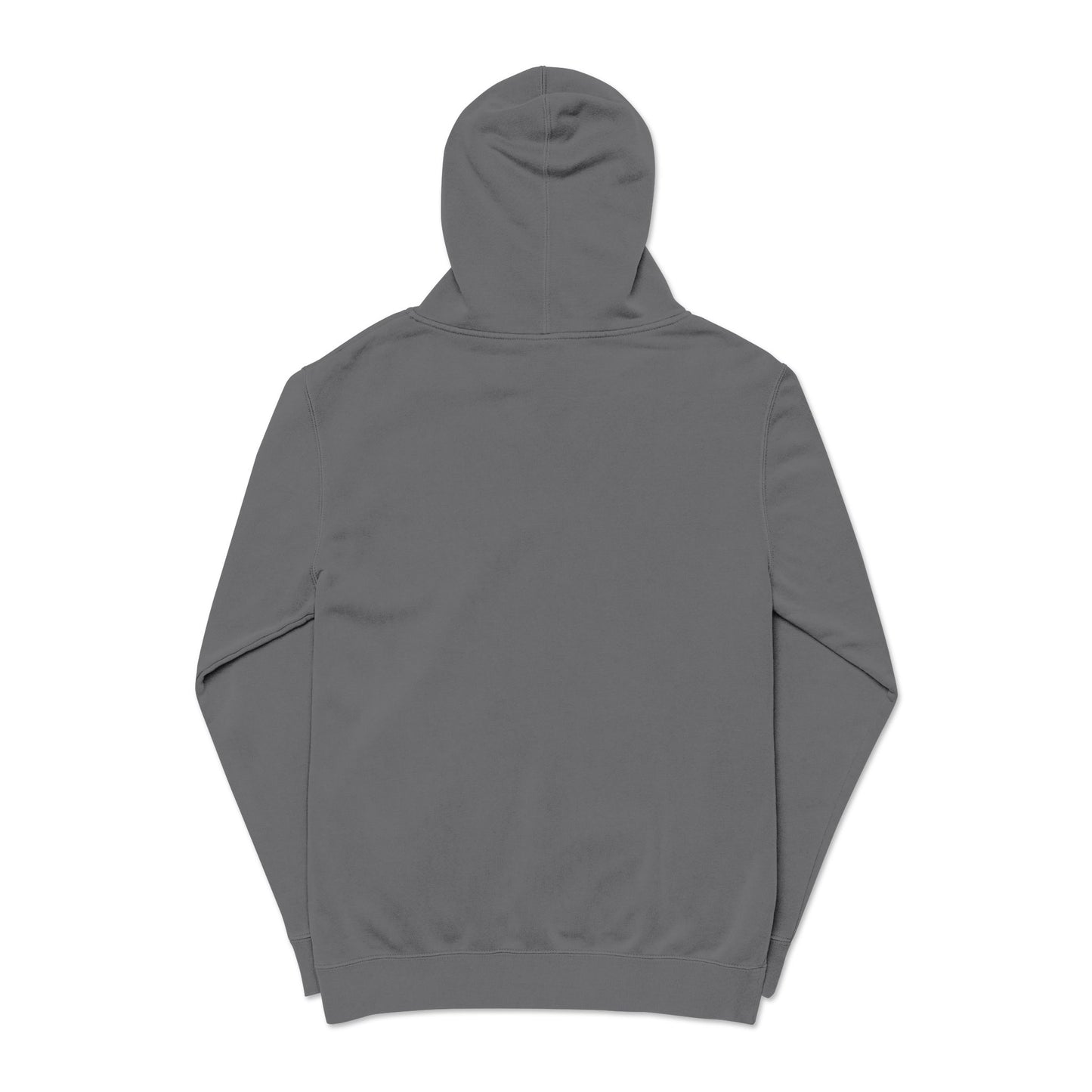 Cozy Unisex Pigment-Dyed Hoodie with Elegant Embroidery