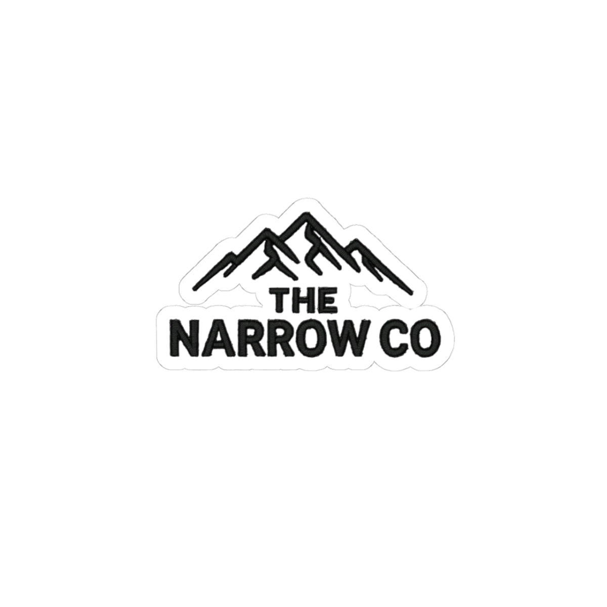 Adventure & Nature Kiss-Cut Stickers - The Narrow Co. Mountain Decal for Laptops & Water Bottles
