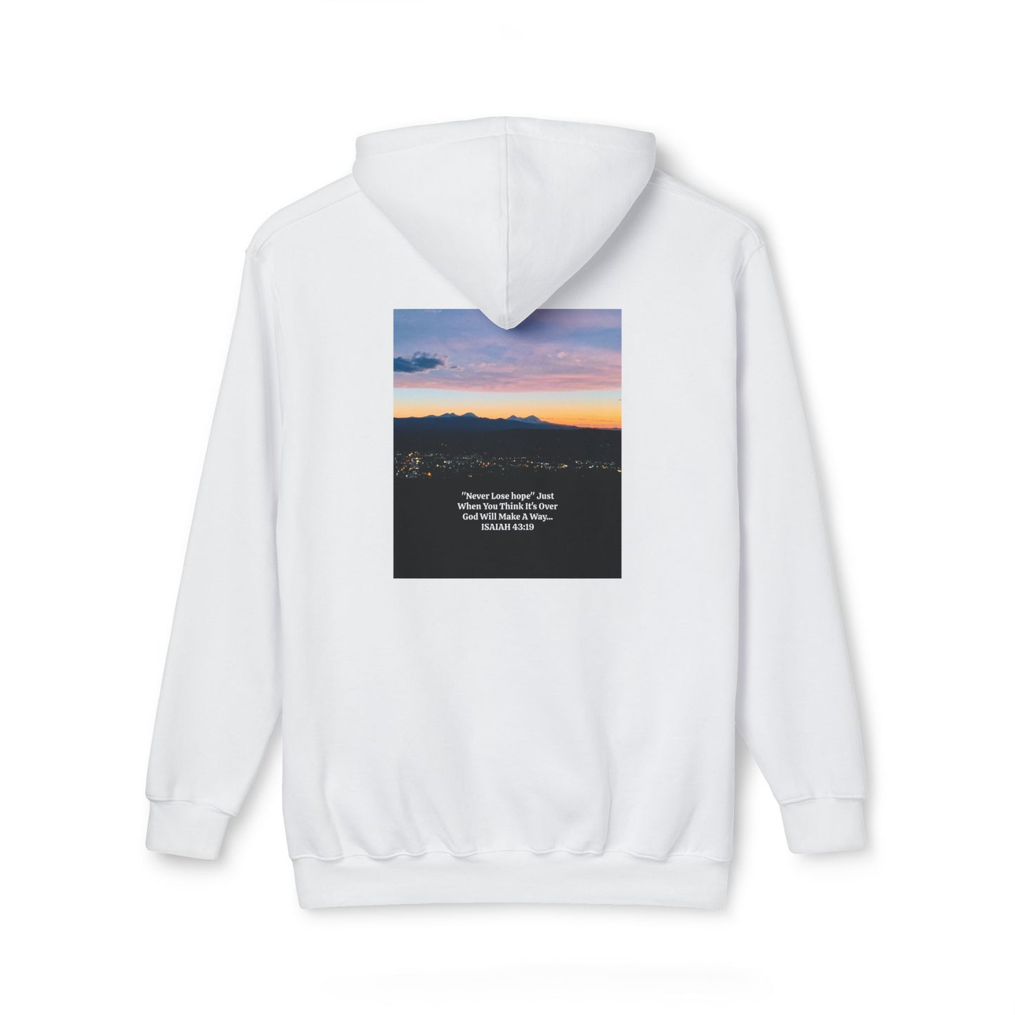 Pilot Butte Mountain Range Inspirational Quote Hooded Sweatshirt - Unisex, Made in USA