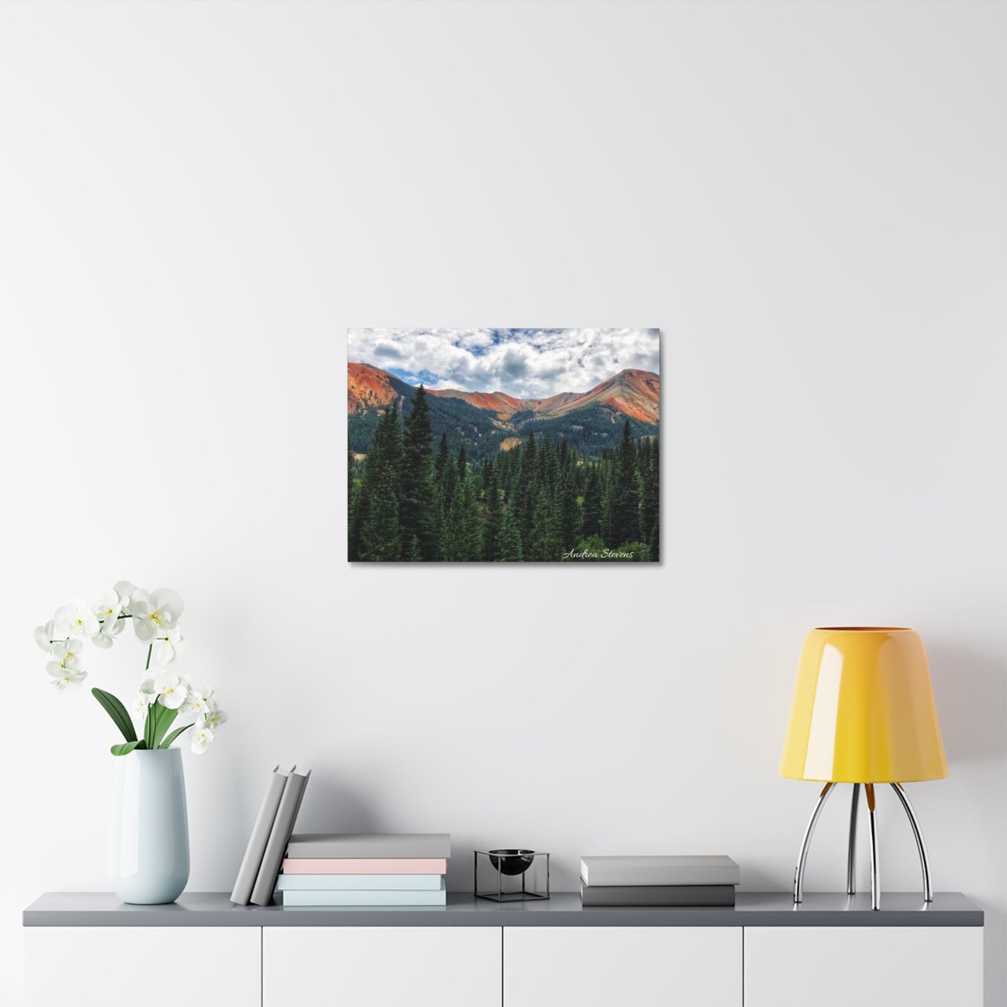 Colorado Mountain Landscape Stretched Canvas Art - Nature Wall Decor By Andrea Stevens