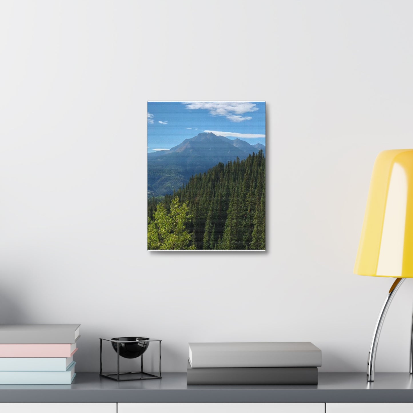 Colorado Nature Landscape Stretched Canvas - Majestic Mountain & Forest Art by Andrea Stevens