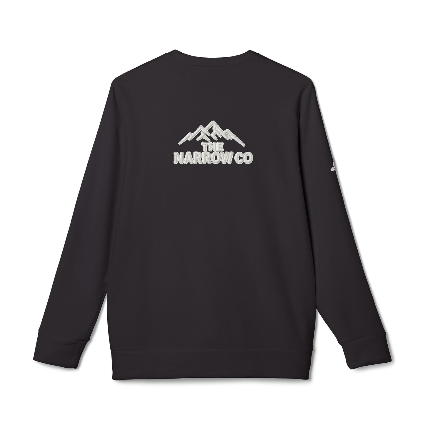 Unisex Fleece Crewneck Sweatshirt - The Narrow Co. Mountain Design