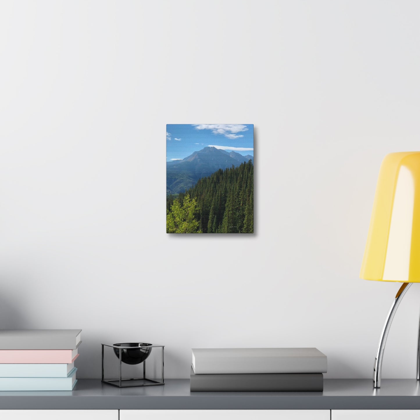 Colorado Nature Landscape Stretched Canvas - Majestic Mountain & Forest Art by Andrea Stevens