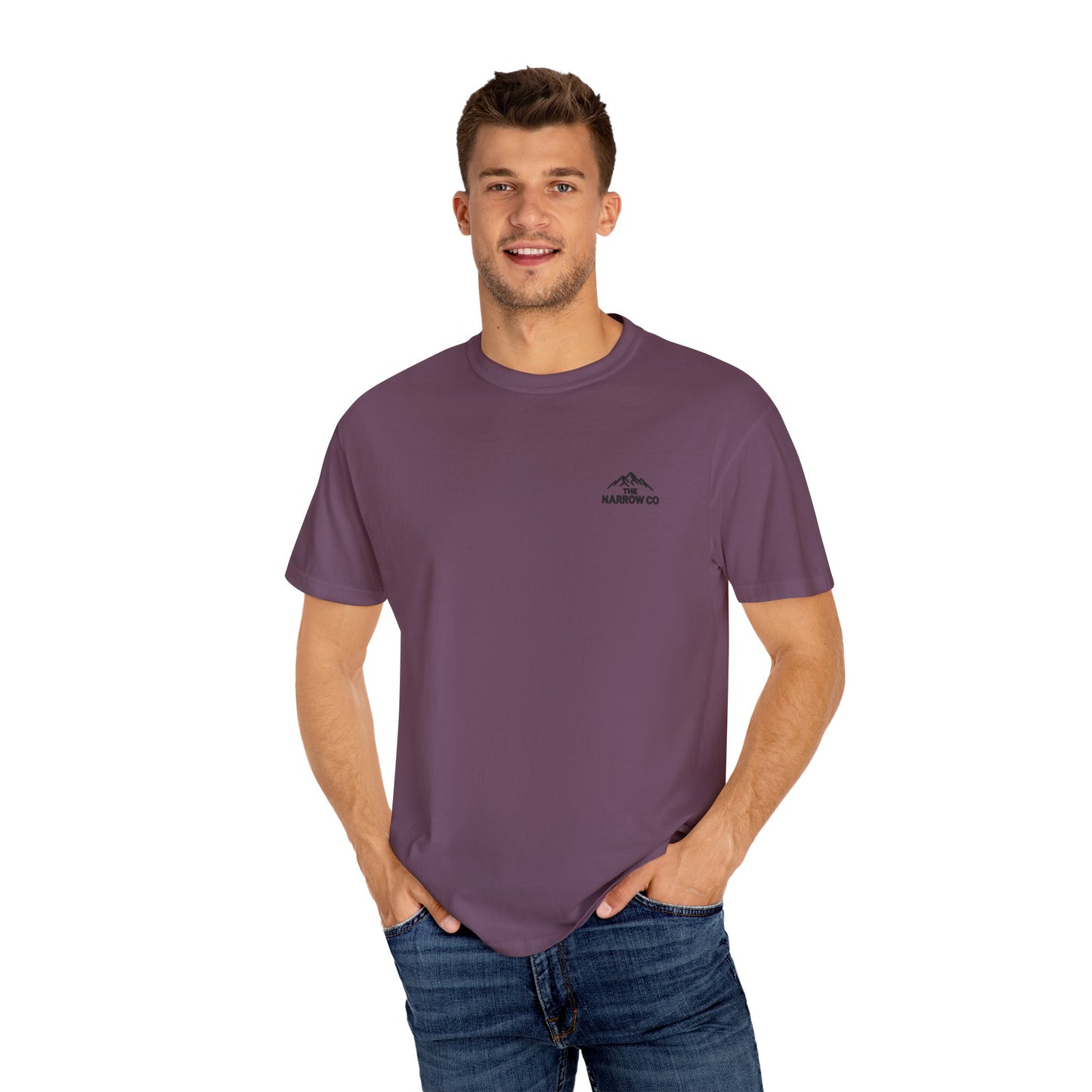 Bold & Courageous Unisex Garment-Dyed T-Shirt - Inspirational Spiritual Tee