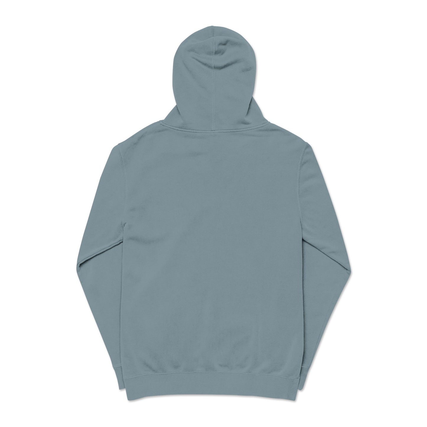 Cozy Unisex Pigment-Dyed Hoodie with Elegant Embroidery