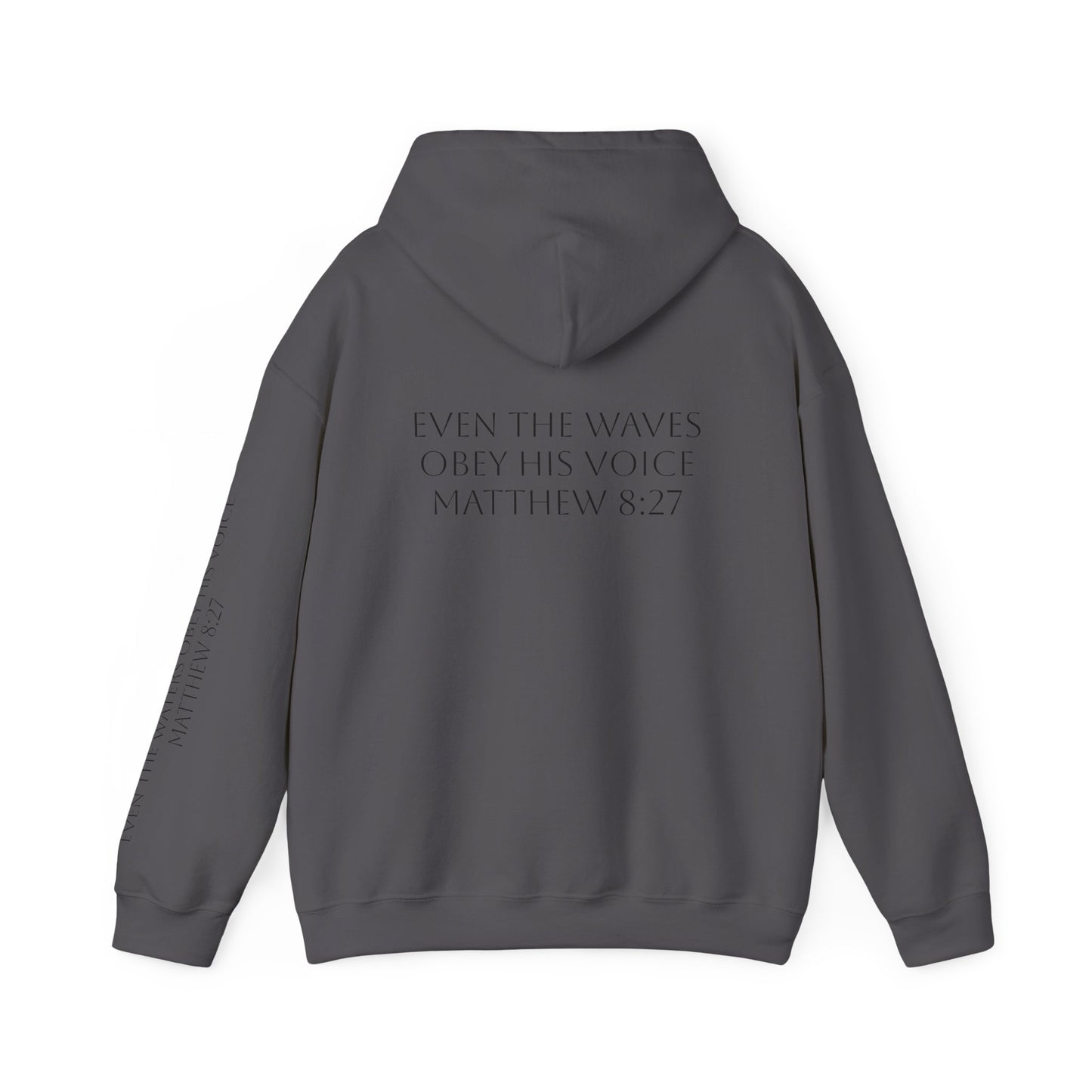 Minimalist Hoodie with 'WATERS' Text - Unisex Heavy Blend™