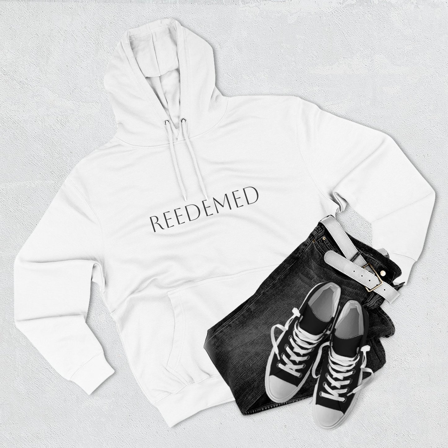 Inspirational Fleece Hoodie - 'Redeemed' & 'Amazing Grace' Quote Dedicated to a dear friend...  Fly high with the angels