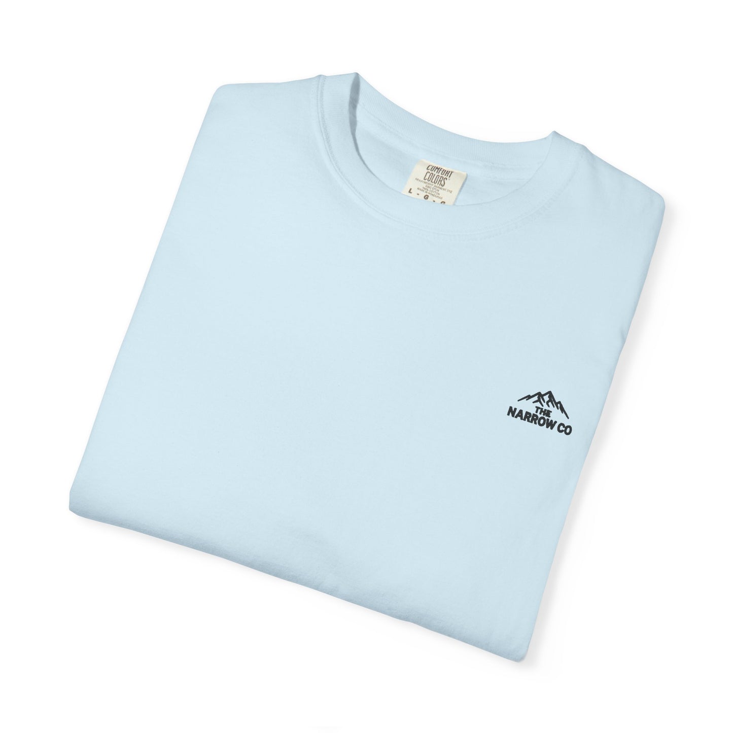 Bend Oregon Pilot Butte Unisex Garment-Dyed T-Shirt with Mountain Sunset Design - Casual Stylish Tee by Andrea Stevens
