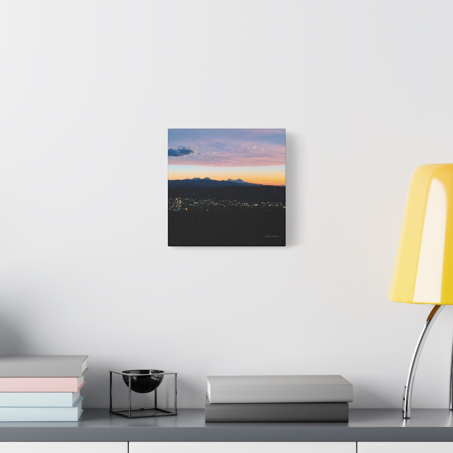 Serene Mountain Landscape Canvas Print - 1.25" Stretched Wall Art