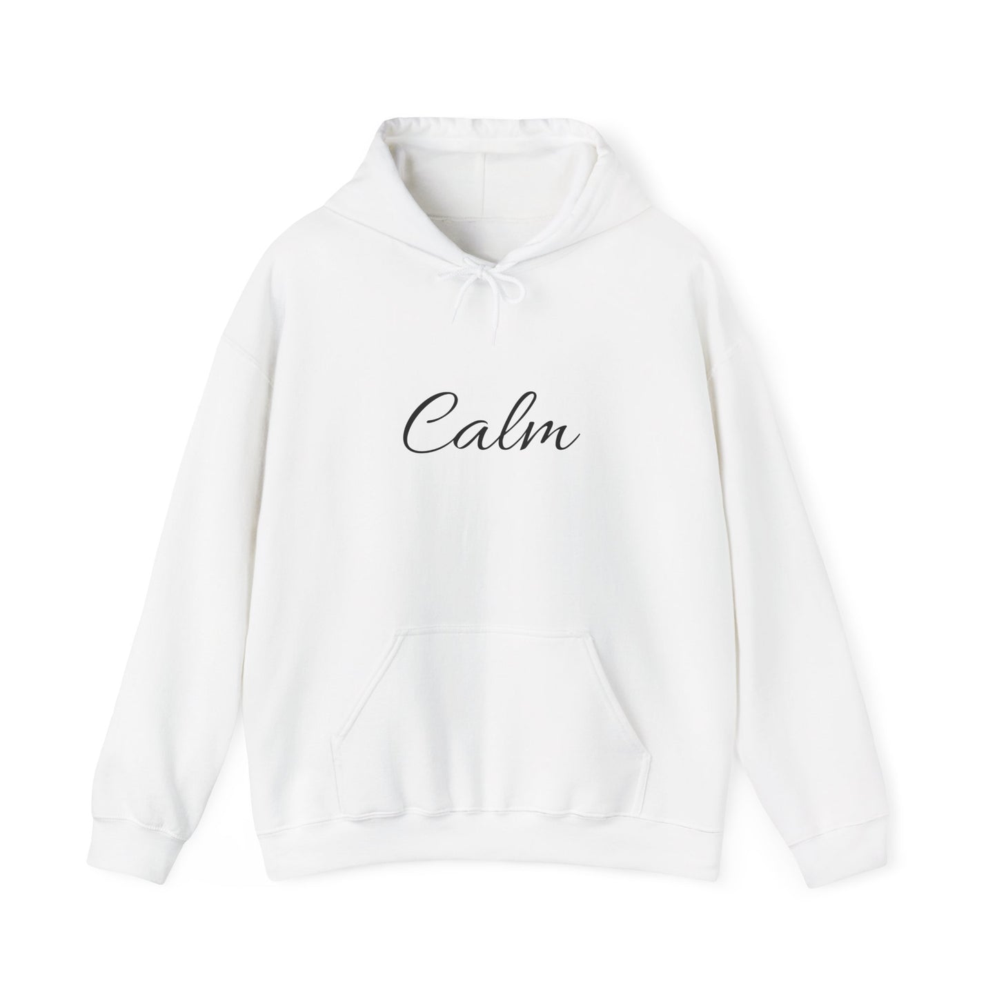 Calm Unisex Heavy Blend™ Hooded Sweatshirt – Inspirational Quote Sweatshirt for Relaxation & Mindfulness