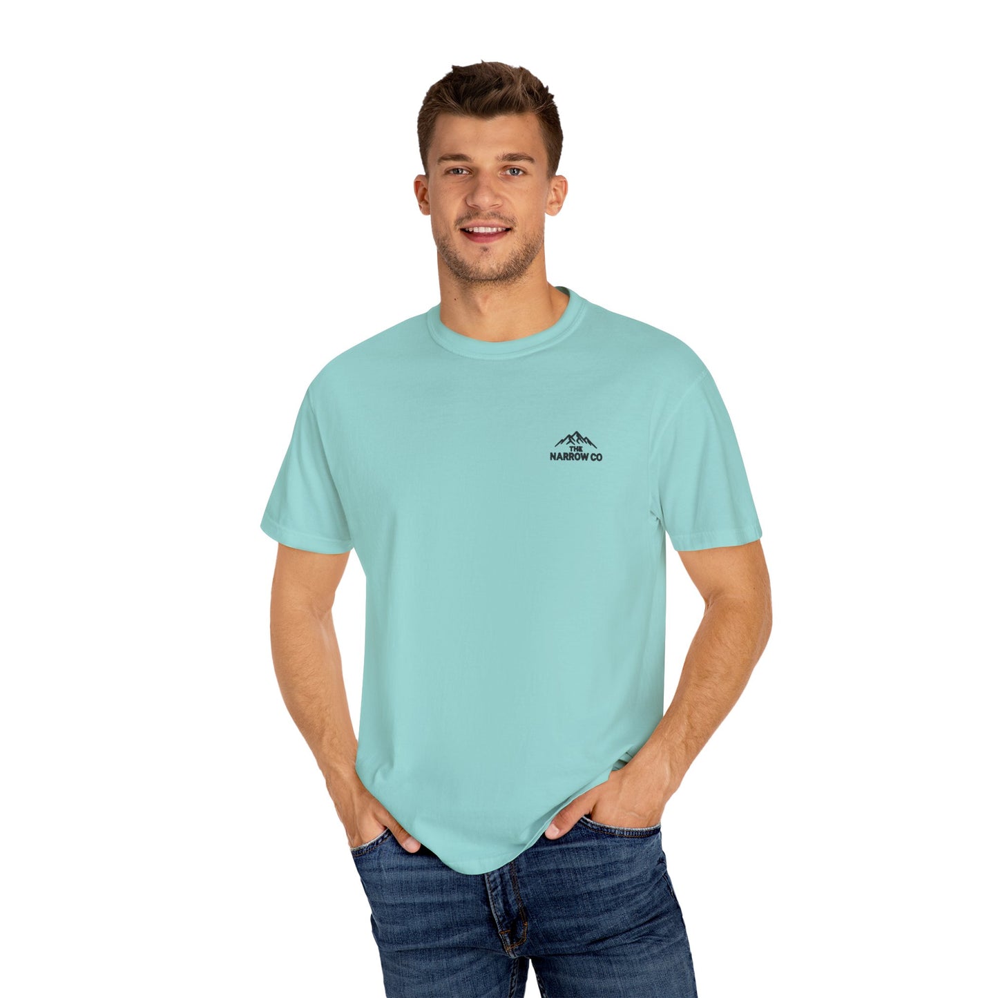 Bold & Courageous Unisex Garment-Dyed T-Shirt - Inspirational Spiritual Tee