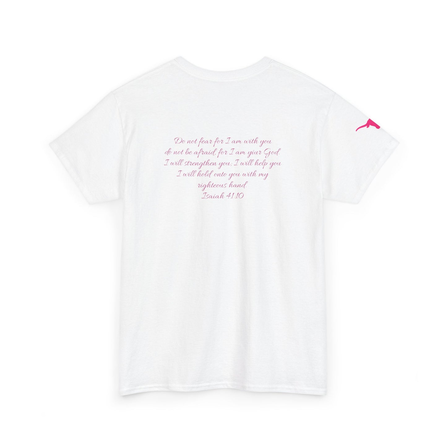 Texas Strong Scripture Unisex Heavy Cotton Tee, Soft Graphic Tee, Trendy Summer Shirt, Gift for Texans, Inspirational Quote Top