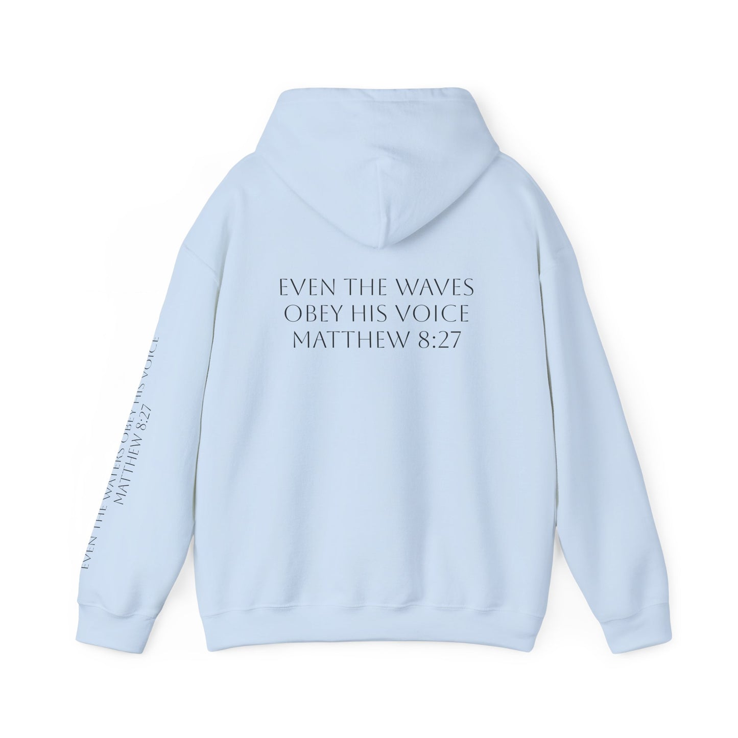 Minimalist Hoodie with 'WATERS' Text - Unisex Heavy Blend™