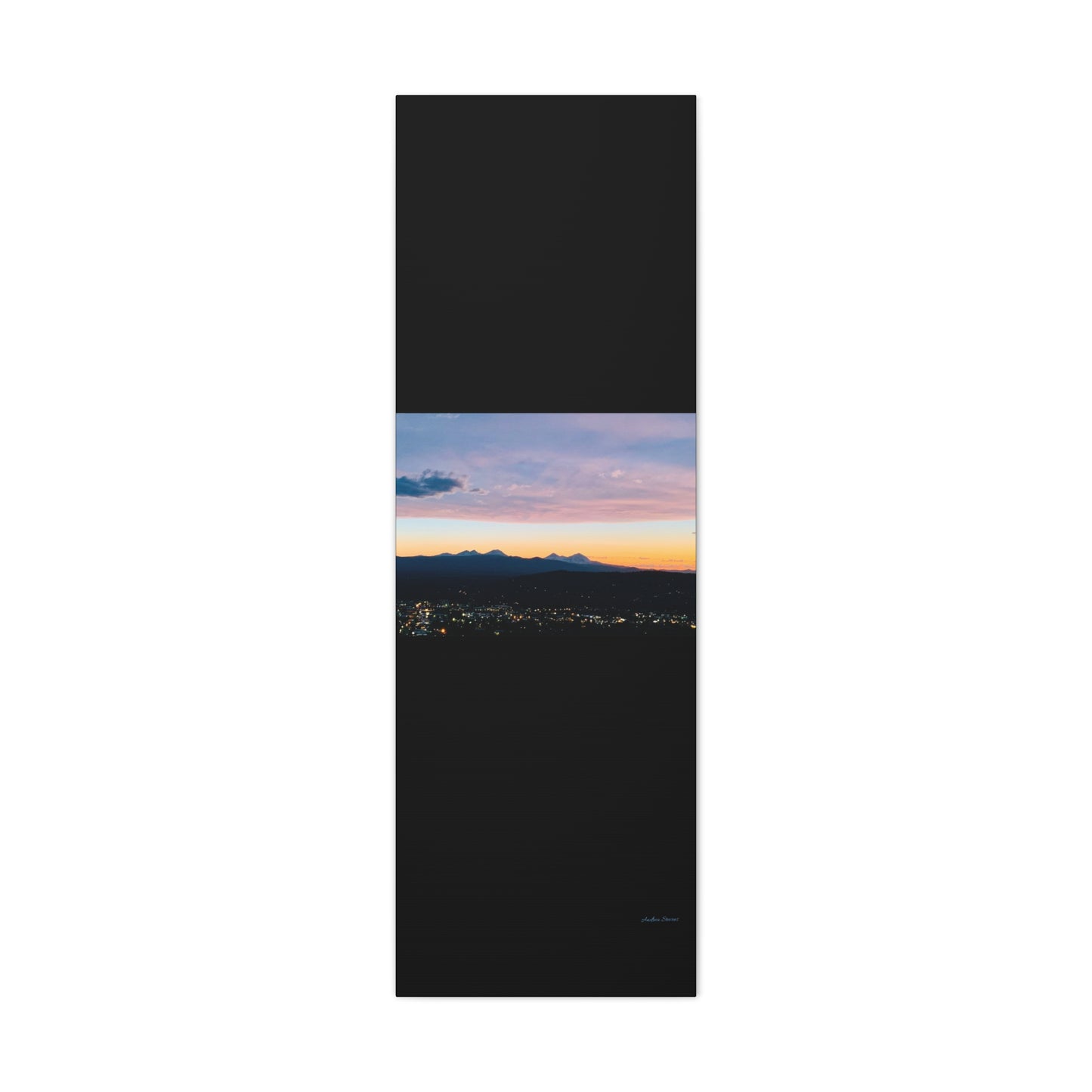 Serene Mountain Landscape Canvas Print - 1.25" Stretched Wall Art
