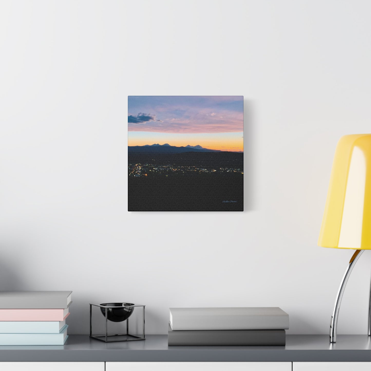 Serene Mountain Landscape Canvas Print - 1.25" Stretched Wall Art