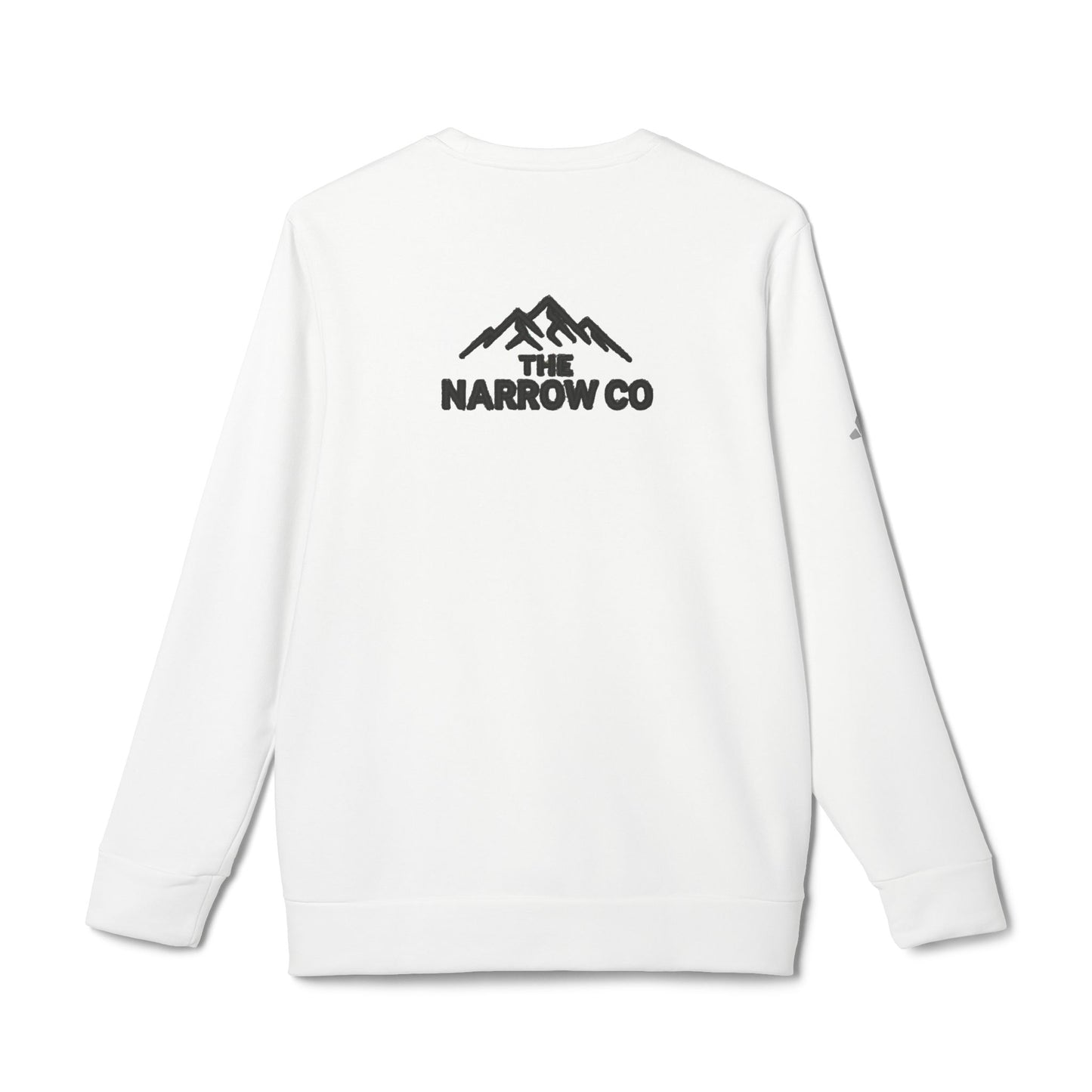 Unisex Fleece Crewneck Sweatshirt - The Narrow Co. Mountain Design