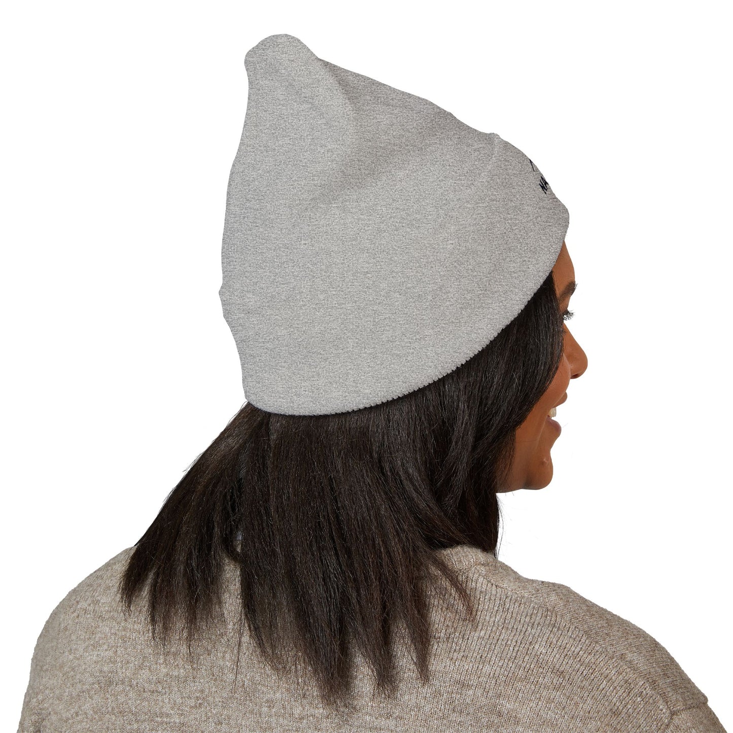 Embroidered Classic Cuffed Beanie - The Narrow Co. - Cozy Winter  Early Spring Accessory