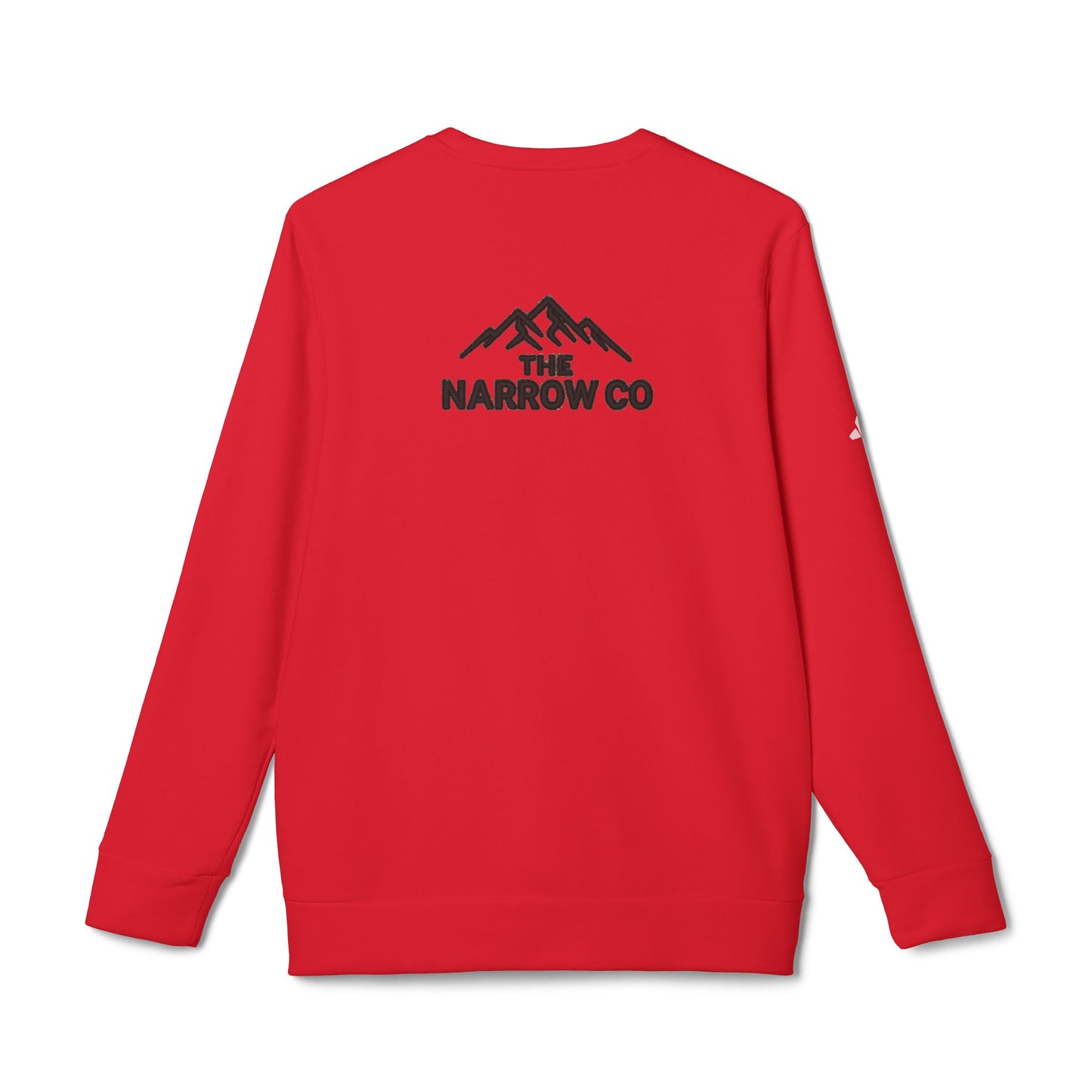 Unisex Fleece Crewneck Sweatshirt - The Narrow Co. Mountain Design
