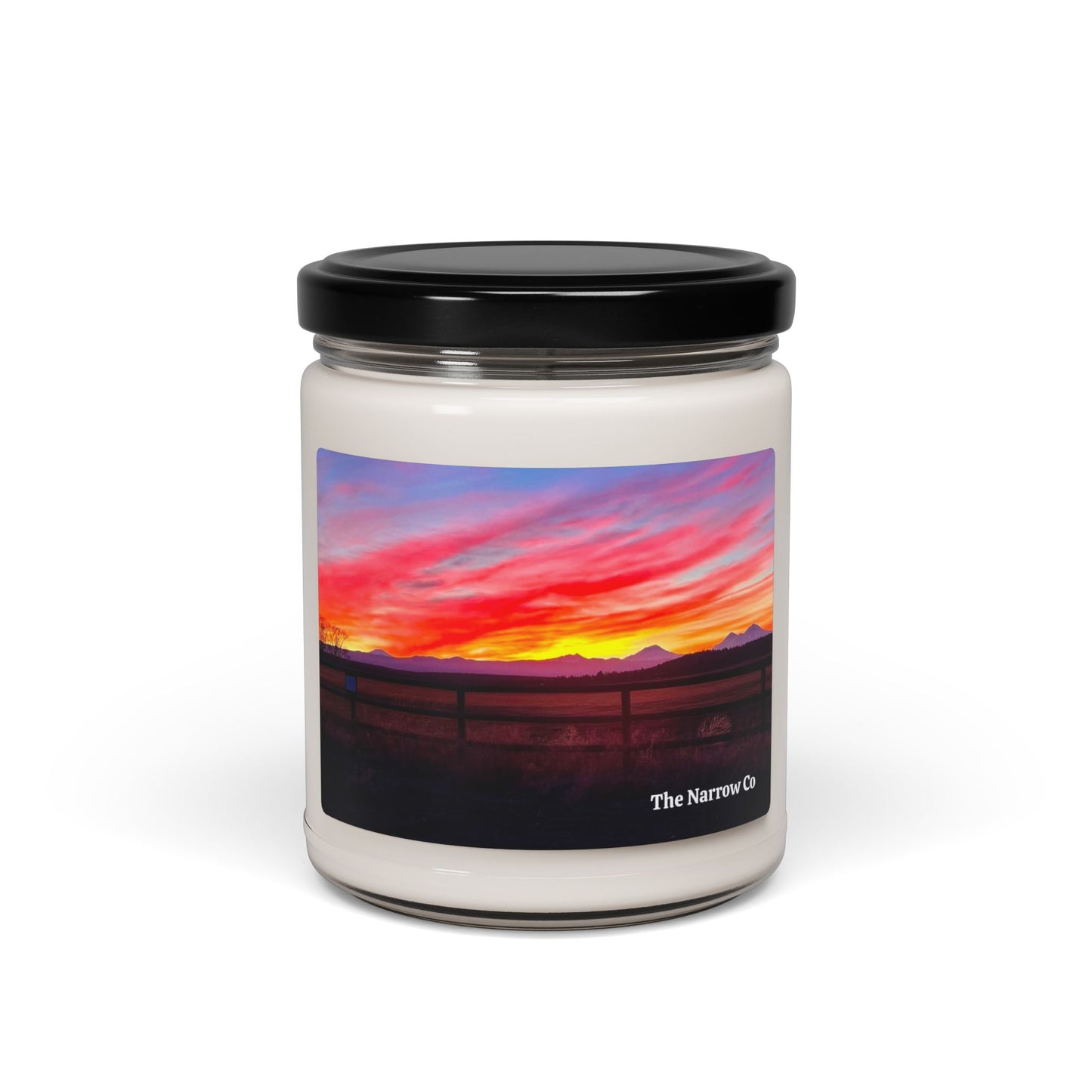 Sunset Bliss Scented Soy Candle - 9oz Aromatherapy Candle for Home Decor & Relaxation