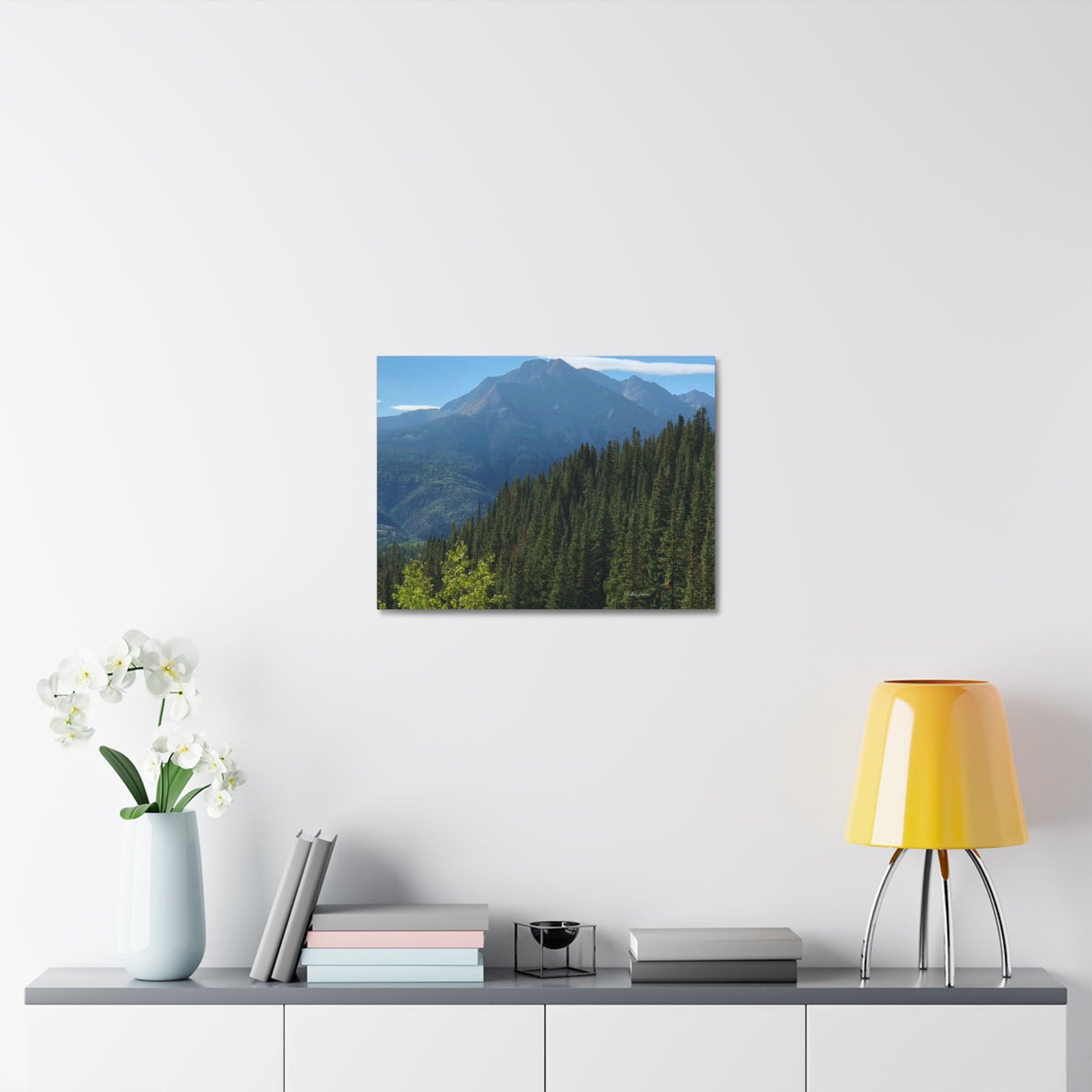 Colorado Nature Landscape Stretched Canvas - Majestic Mountain & Forest Art by Andrea Stevens