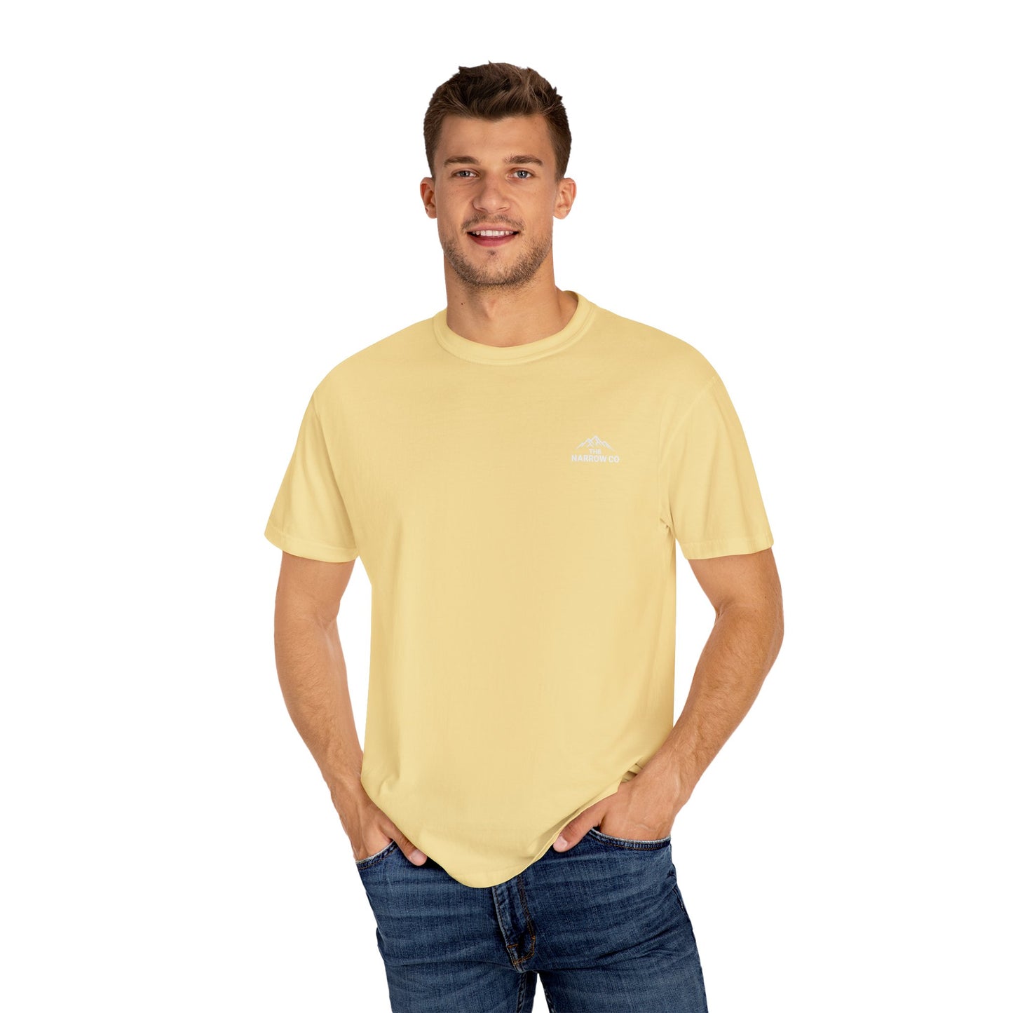 Bold & Courageous Unisex Garment-Dyed T-Shirt - Inspirational Spiritual Tee