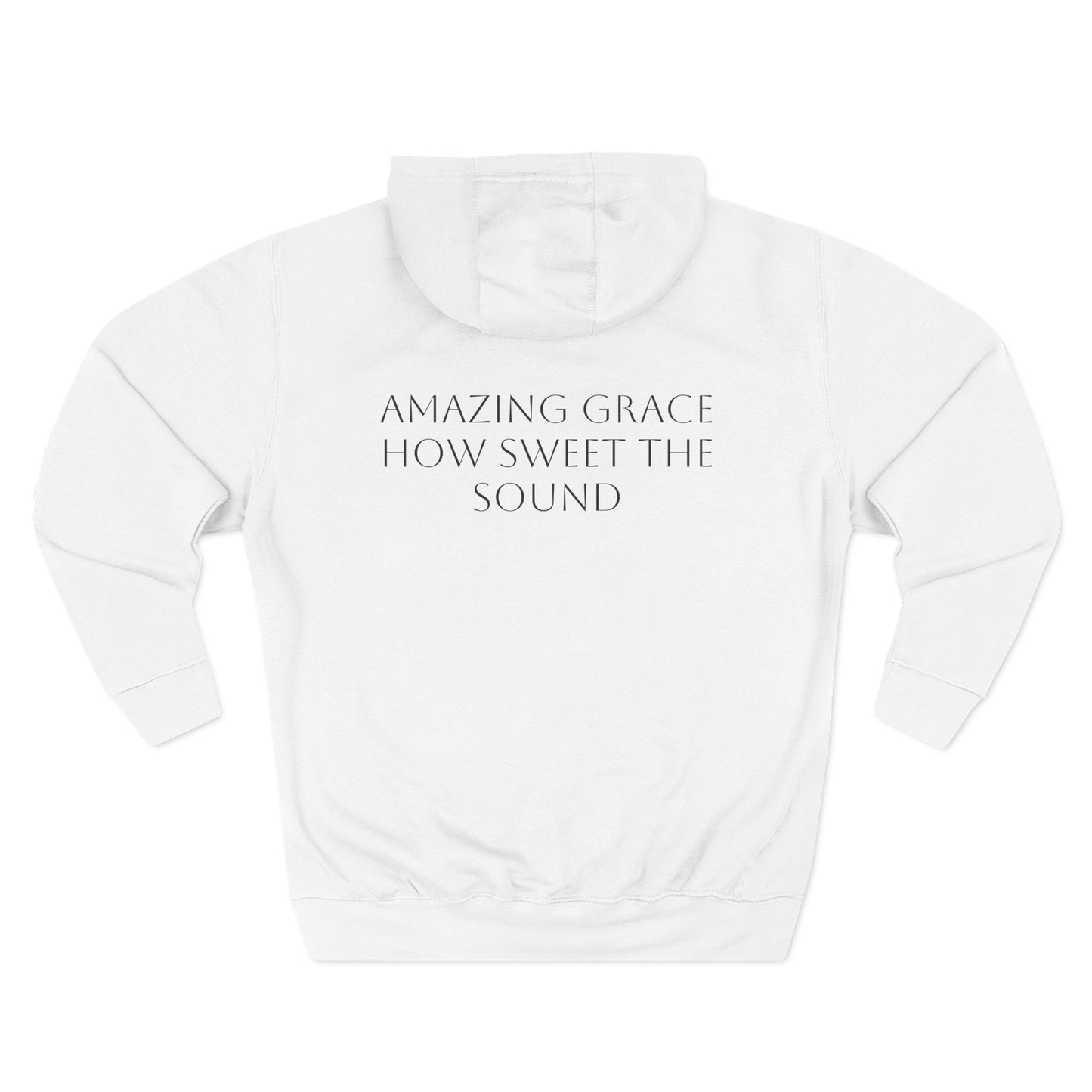 Inspirational Fleece Hoodie - 'Redeemed' & 'Amazing Grace' Quote Dedicated to a dear friend...  Fly high with the angels