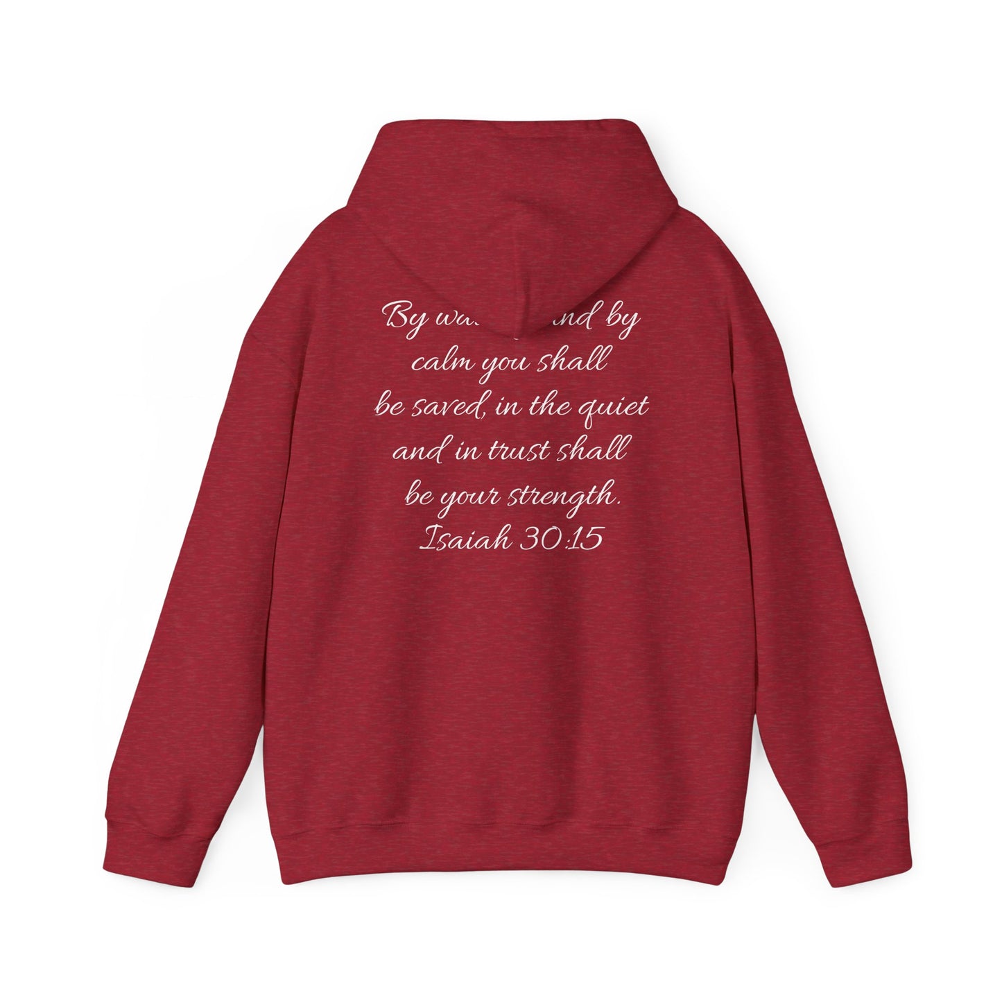 Calm Unisex Heavy Blend™ Hooded Sweatshirt – Inspirational Quote Sweatshirt for Relaxation & Mindfulness