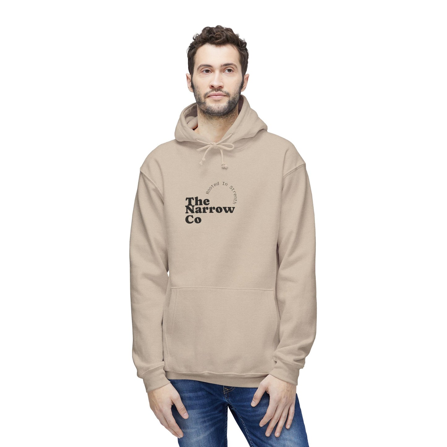Unisex Hooded Sweatshirt - The Narrow Co Nature Inspired Design,  Photos taken by the owner of The Narrow co and Cosy co Andrea Stevens