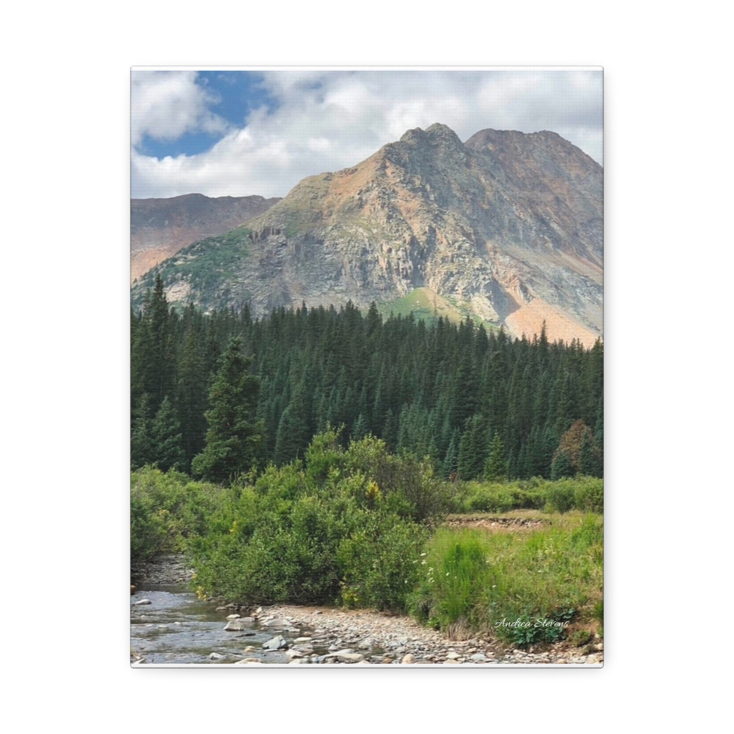 Colorado Nature Landscape Stretched Canvas Wall Art – Rustic Home Decor by Andrea Stevens