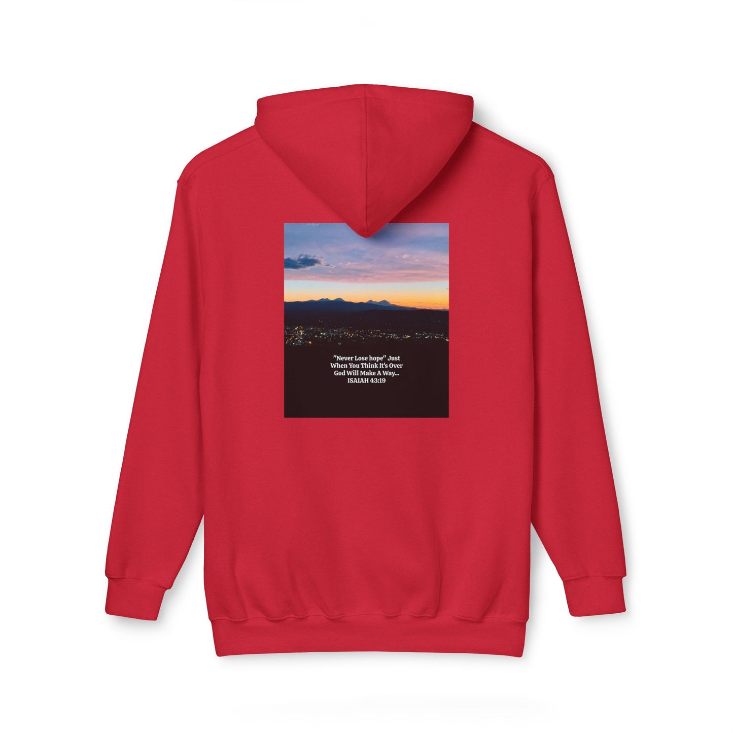 Pilot Butte Mountain Range Inspirational Quote Hooded Sweatshirt - Unisex, Made in USA