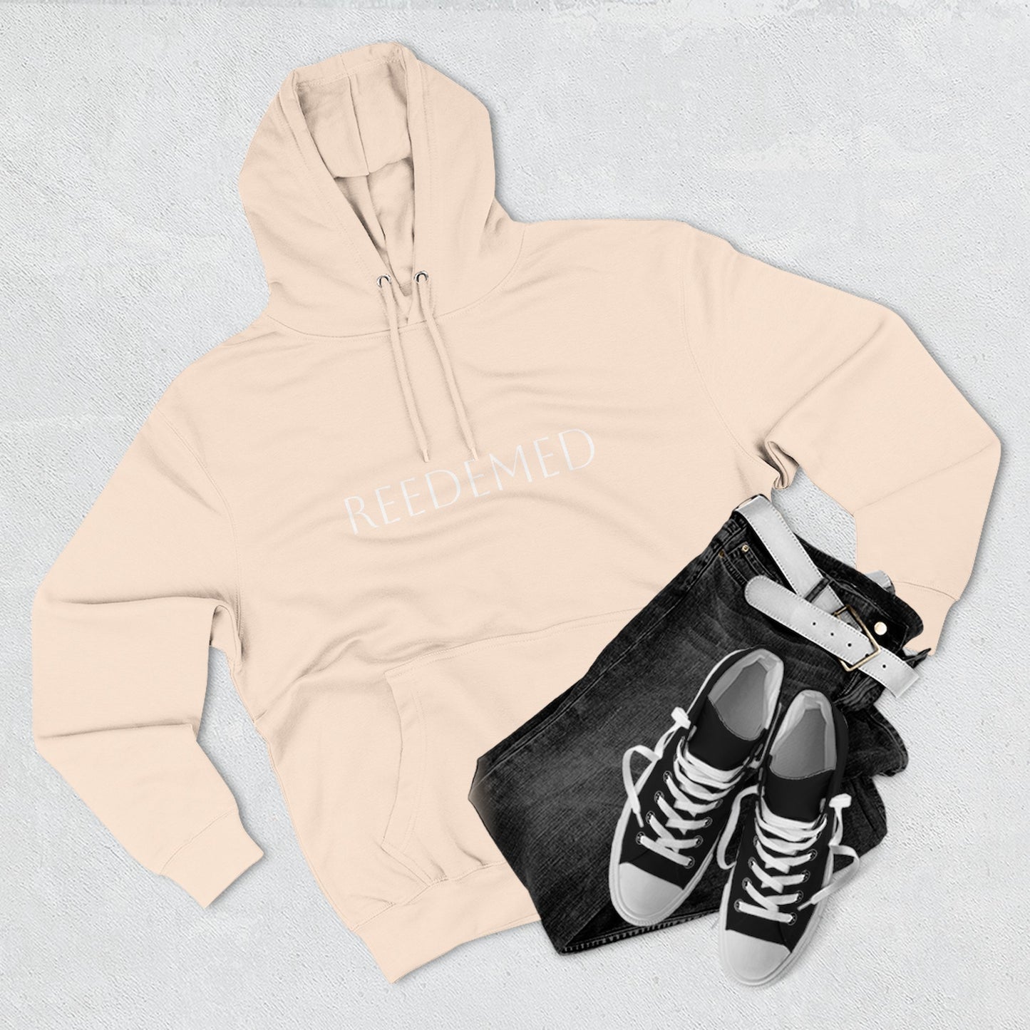 Inspirational Fleece Hoodie - 'Redeemed' & 'Amazing Grace' Quote Dedicated to a dear friend...  Fly high with the angels