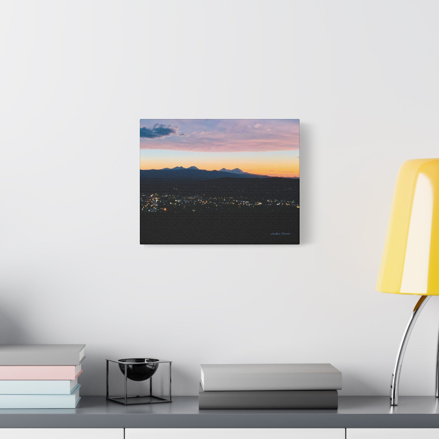 Serene Mountain Landscape Canvas Print - 1.25" Stretched Wall Art