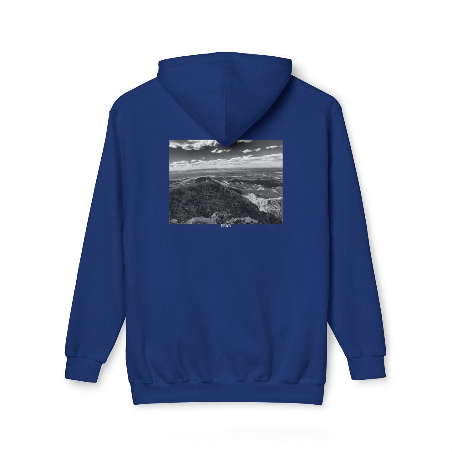 Pikes Peak in Colorado Unisex Hooded Sweatshirt with Scenic Landscape Print - Cozy & Stylish by Andrea Stevens
