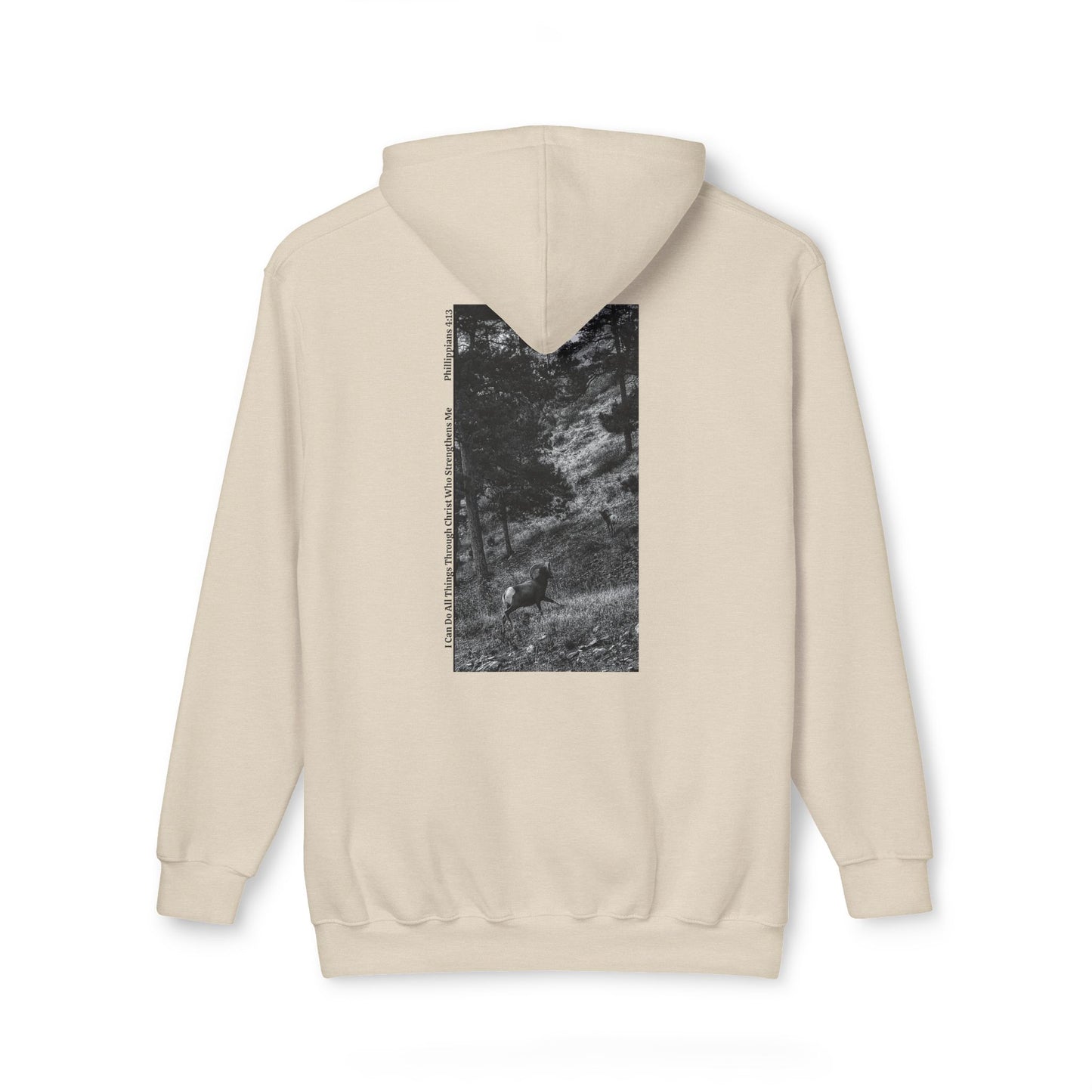 Unisex Hooded Sweatshirt - The Narrow Co Nature Inspired Design,  Photos taken by the owner of The Narrow co and Cosy co Andrea Stevens
