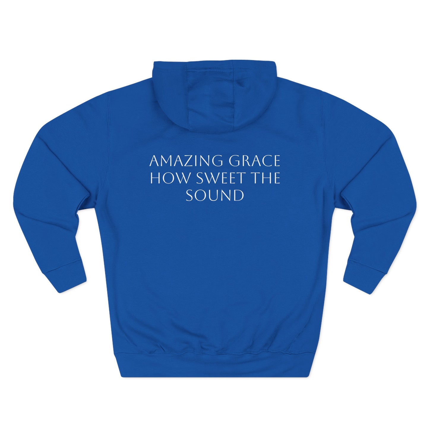 Inspirational Fleece Hoodie - 'Redeemed' & 'Amazing Grace' Quote Dedicated to a dear friend...  Fly high with the angels