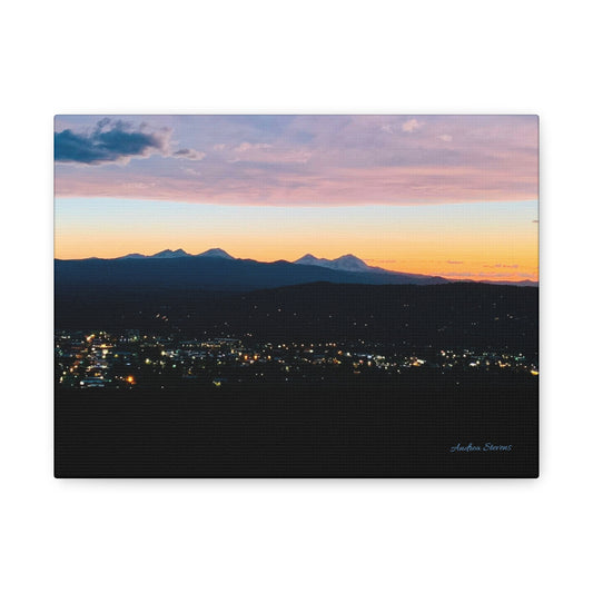 Serene Mountain Landscape Canvas Print - 1.25" Stretched Wall Art