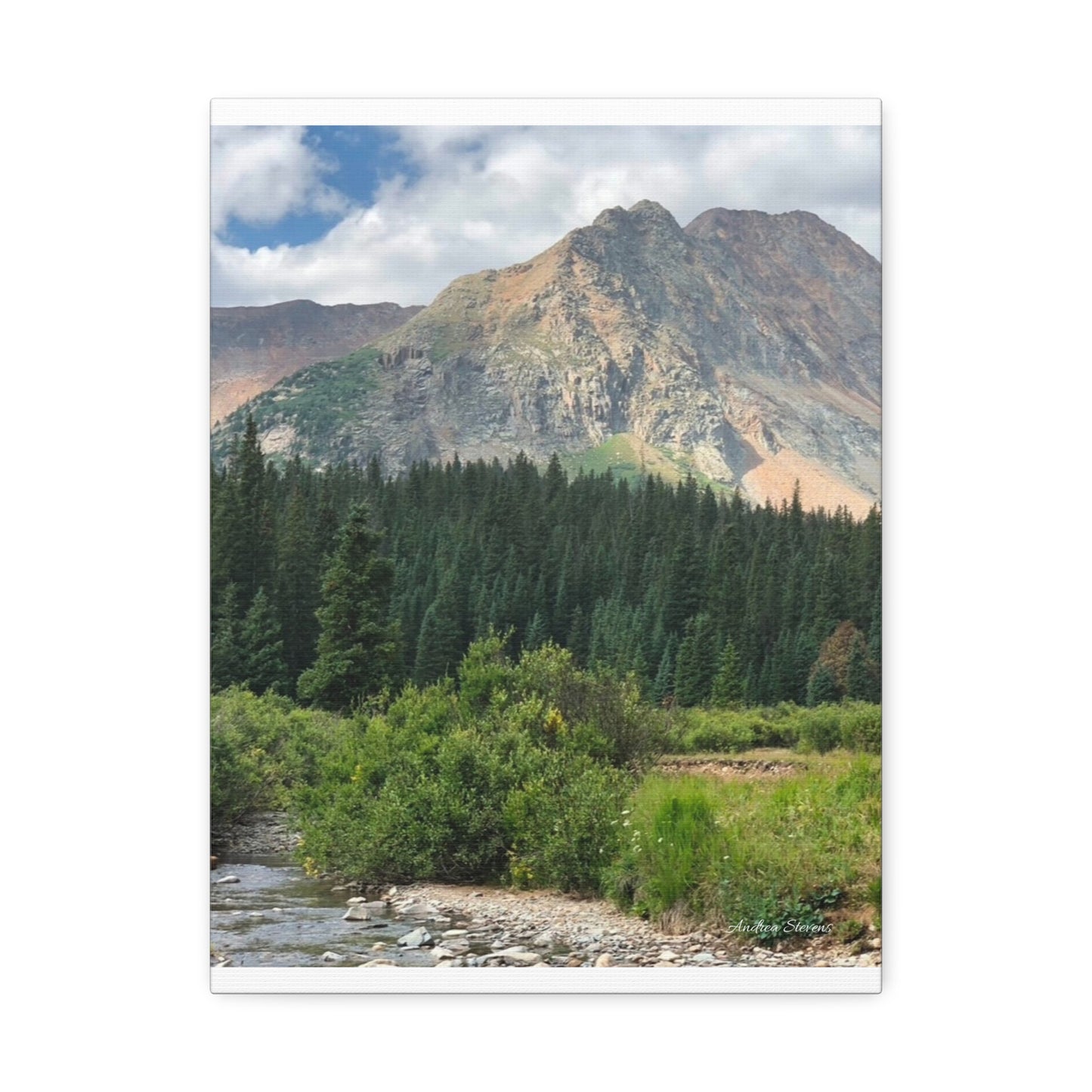 Colorado Nature Landscape Stretched Canvas Wall Art – Rustic Home Decor by Andrea Stevens