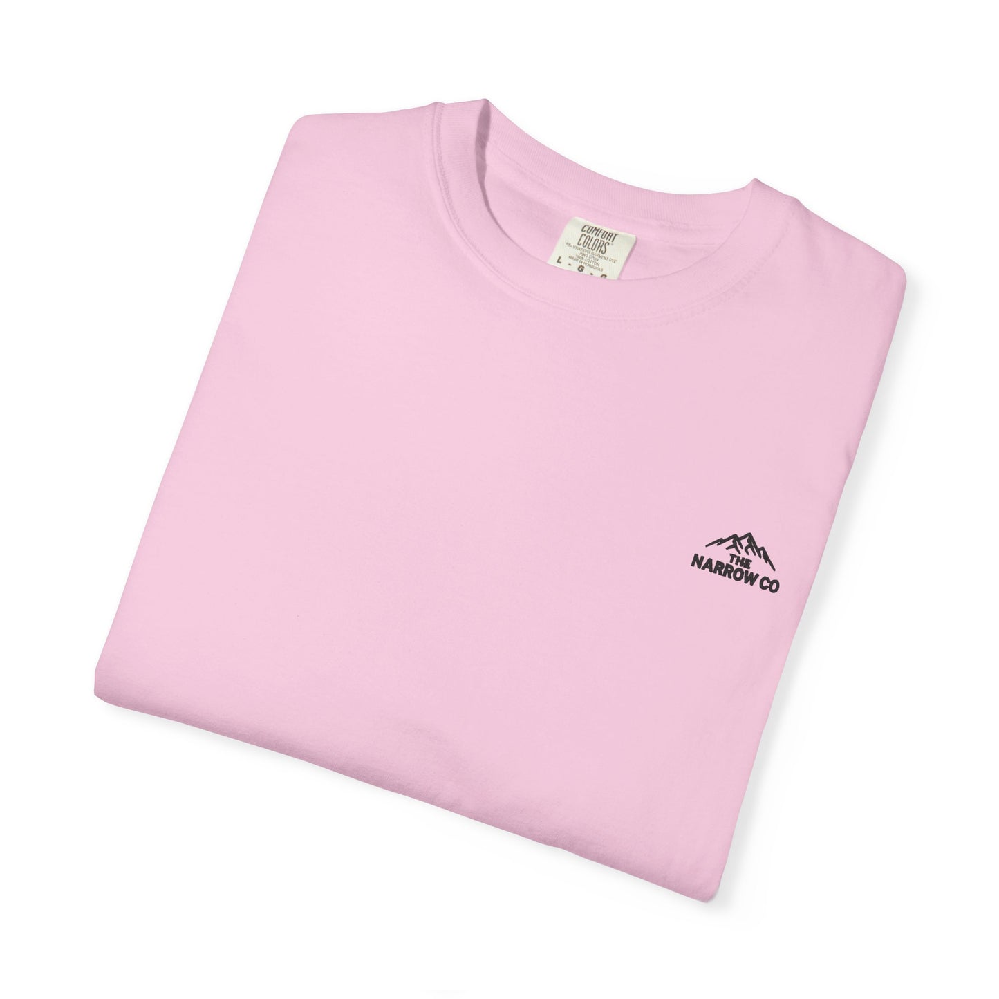 Bend Oregon Pilot Butte Unisex Garment-Dyed T-Shirt with Mountain Sunset Design - Casual Stylish Tee by Andrea Stevens