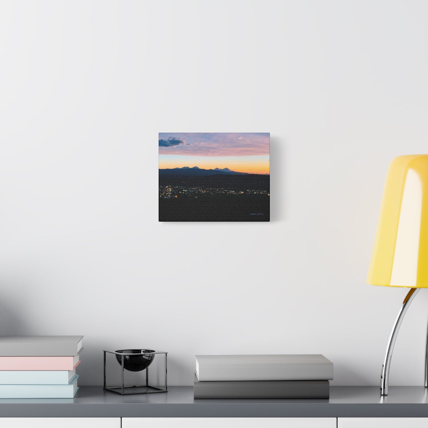 Serene Mountain Landscape Canvas Print - 1.25" Stretched Wall Art