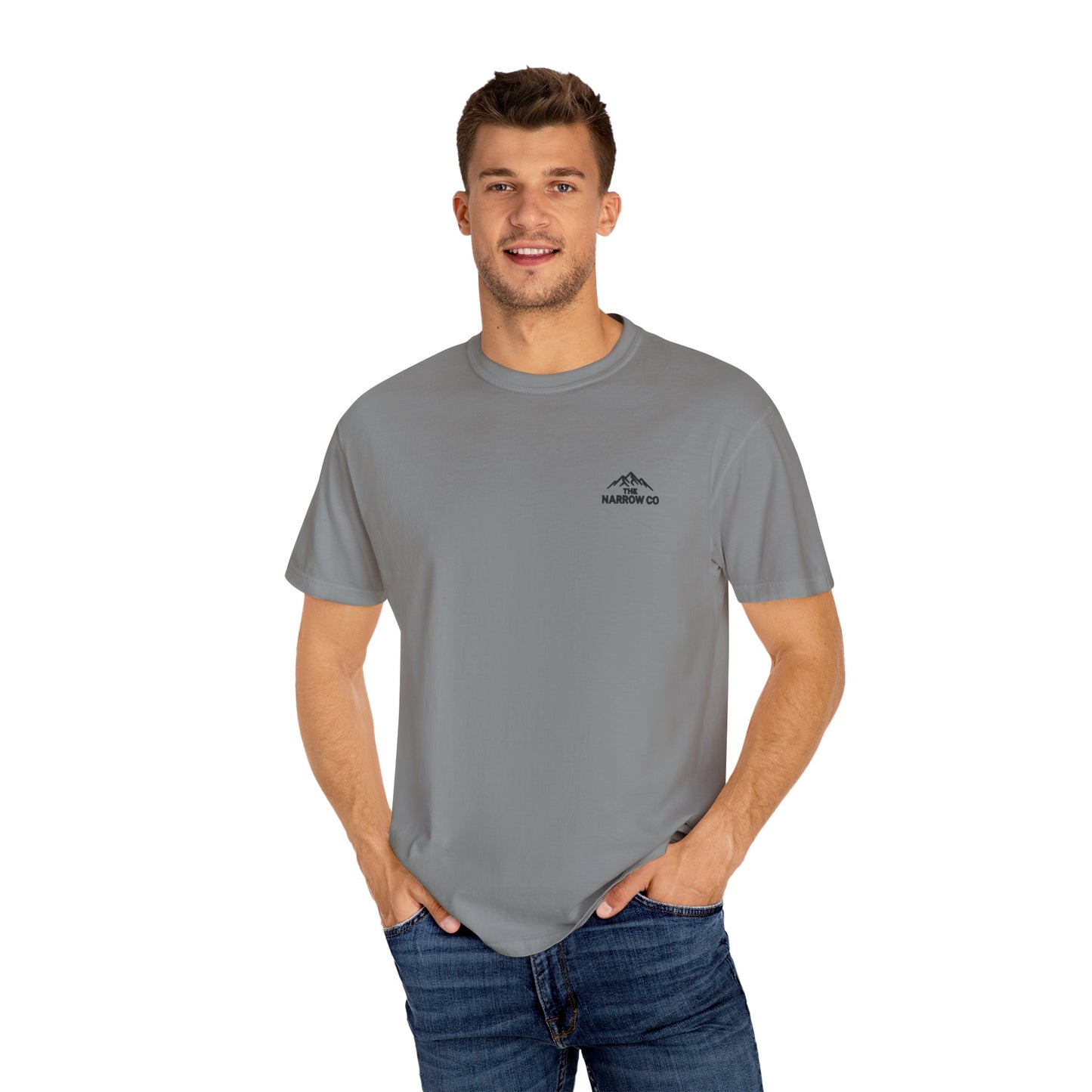 Bold & Courageous Unisex Garment-Dyed T-Shirt - Inspirational Spiritual Tee