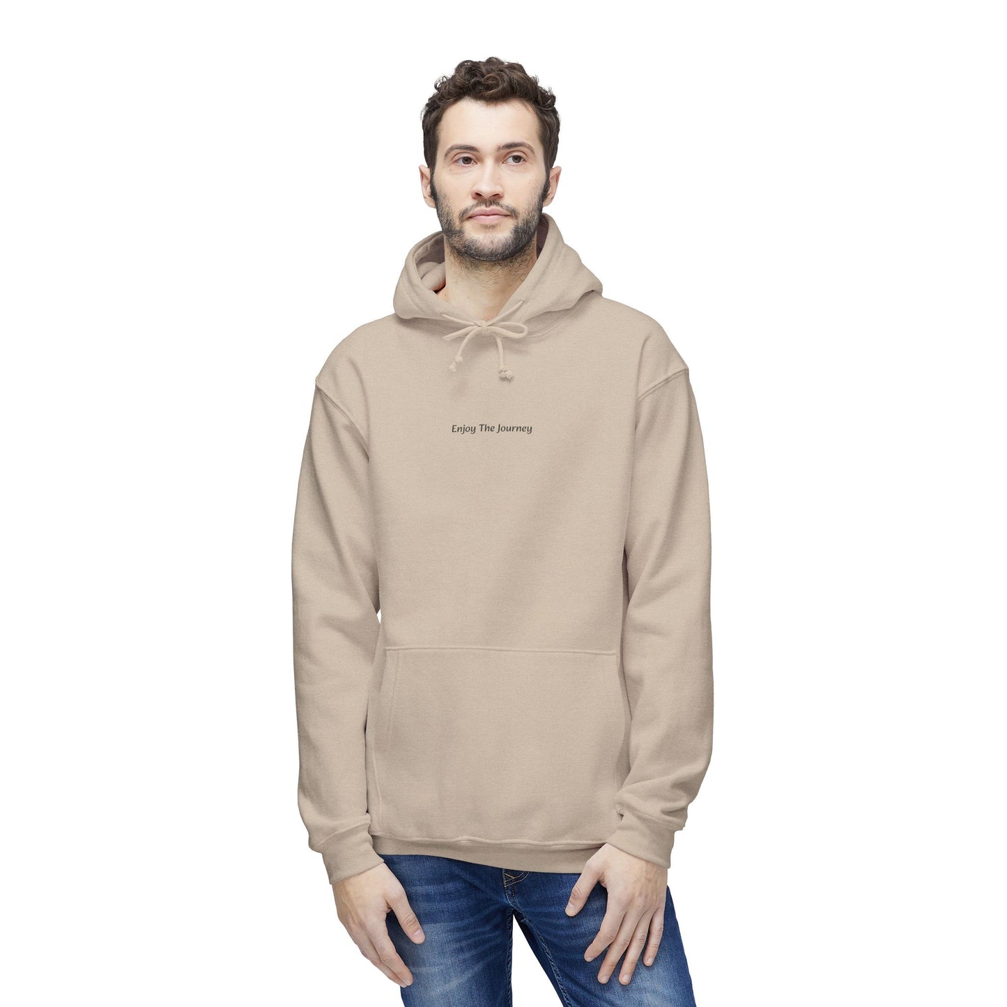 Enjoy the Journey Unisex Hooded Sweatshirt - Nature-Inspired Design